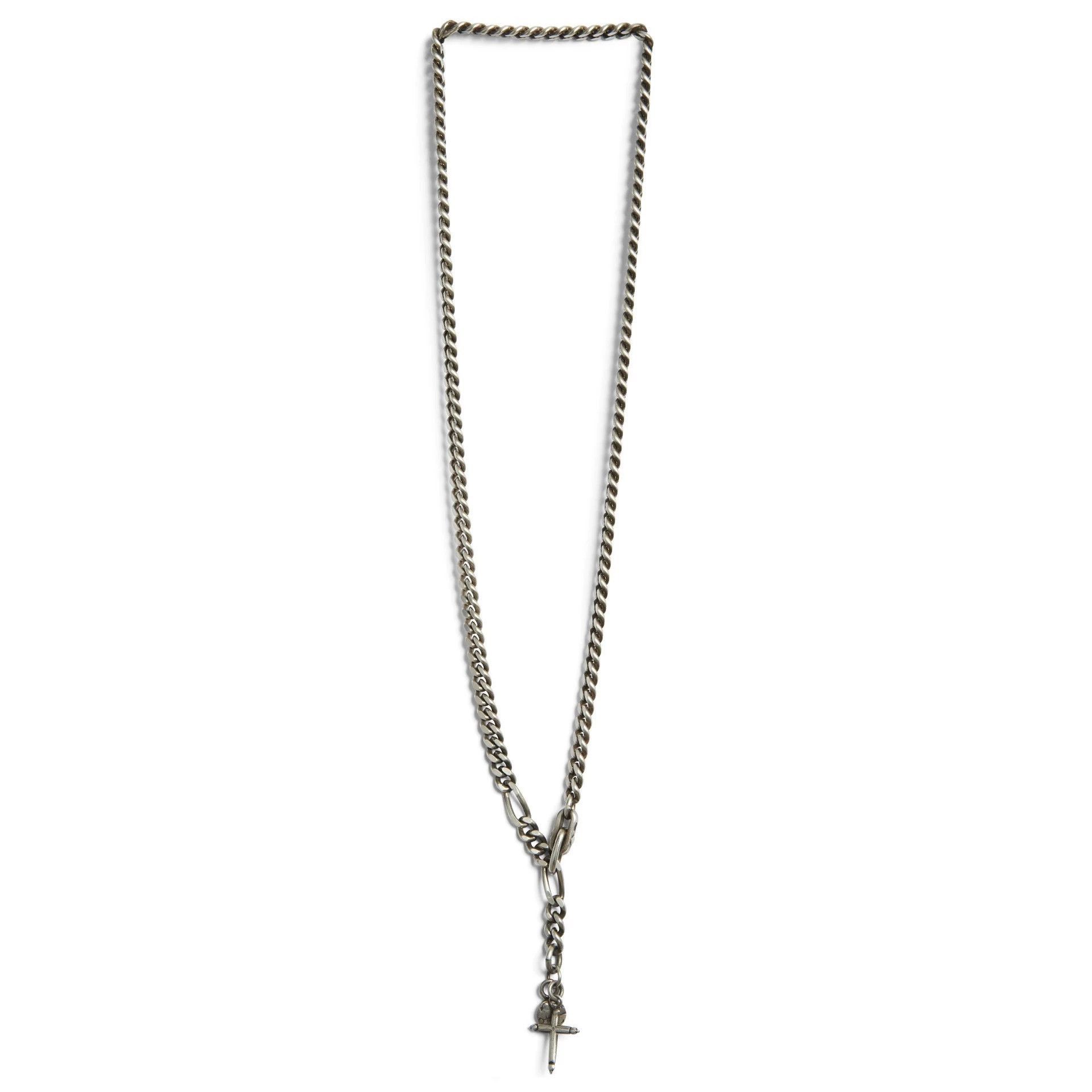 Werkstatt Munchen Silver Cross Pendant Chain Necklace Size ONE SIZE - 2 Thumbnail