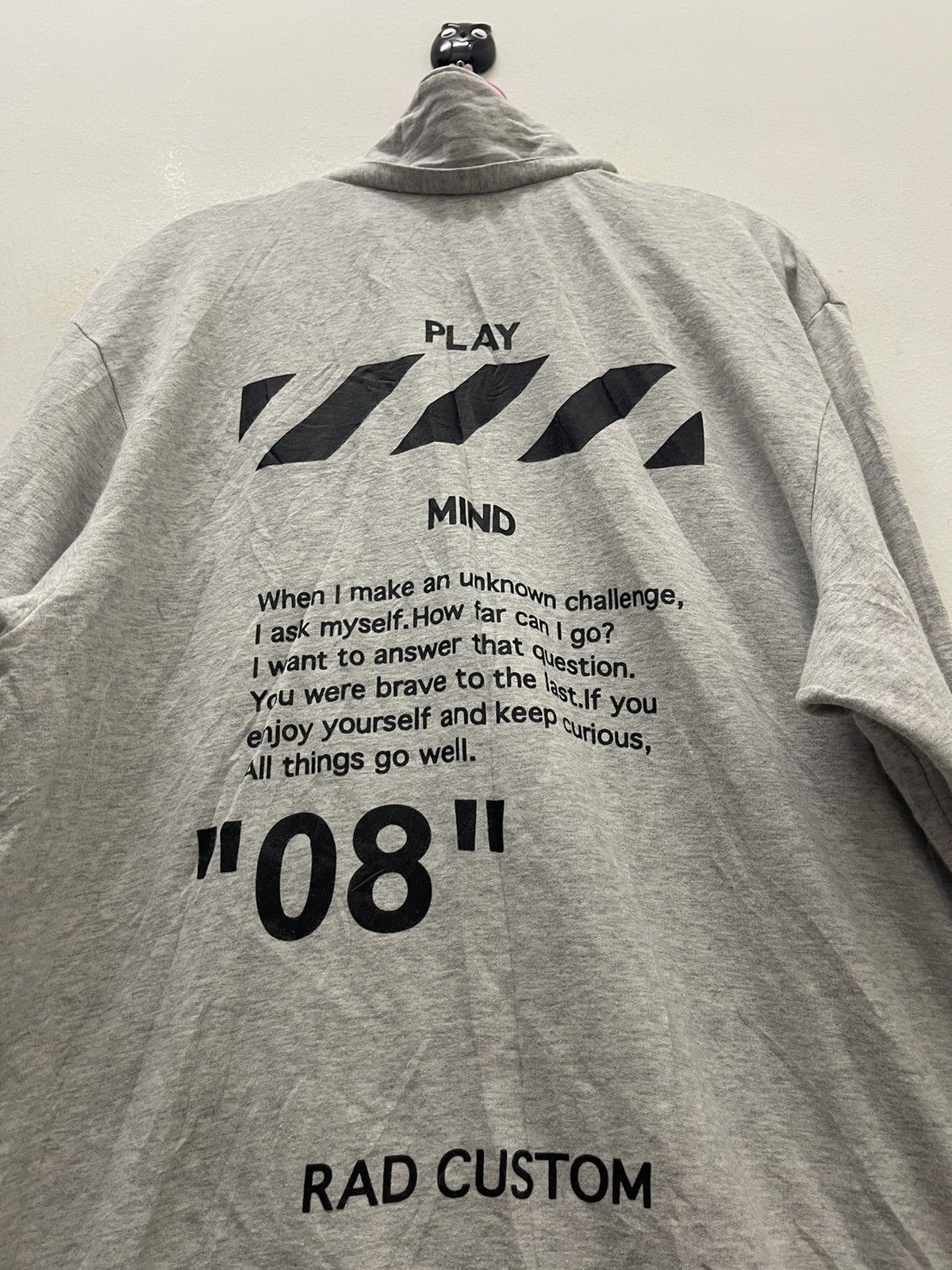 Japanese Brand Rare RAD CUSTOM Brave Ofwhite Style Removable Hoodie Size US S / EU 44-46 / 1 - 3 Thumbnail