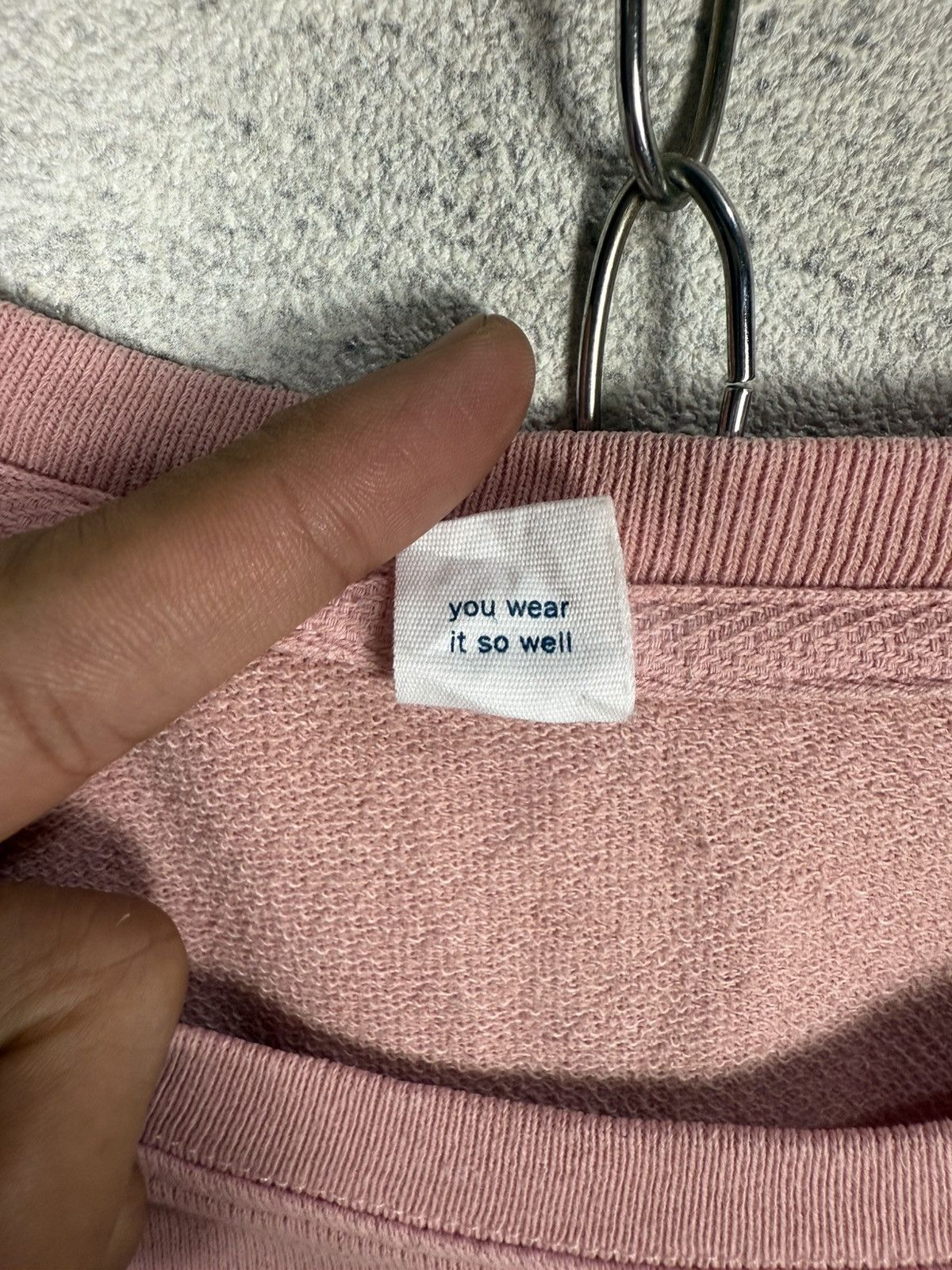 Old Navy Old Navy Pink White Gradient Sweatshirt Crewneck Size US L / EU 52-54 / 3 - 5 Thumbnail