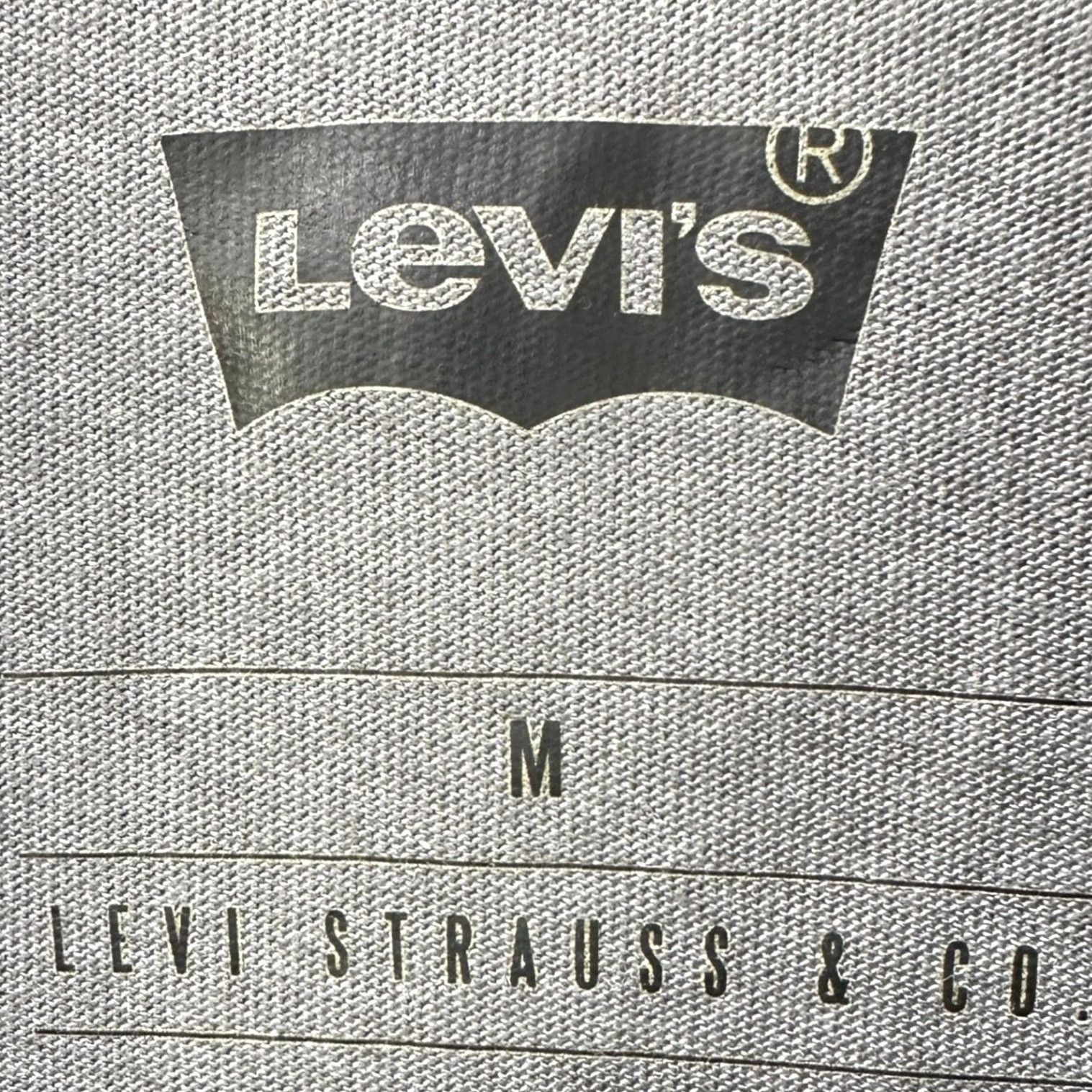 Levi's Levi's Polo Shirt Mens Medium Gray Pocket Short Sleeve Rugby Casual Regular Fit Size US M / EU 48-50 / 2 - 4 Thumbnail