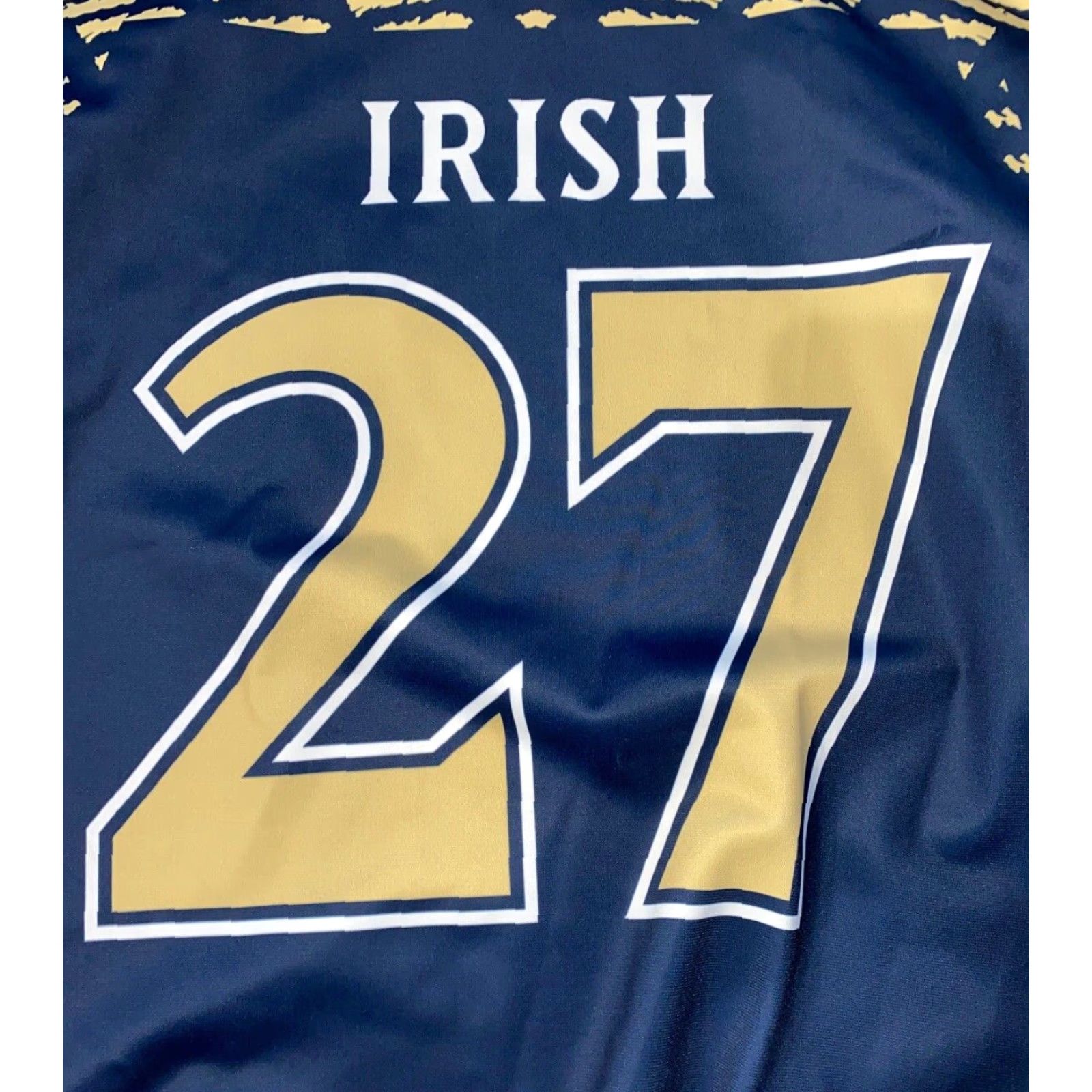 Vintage RAWLINGS Men's Blue/Beige Irish #27 Jersey Size L Activewear Size US L / EU 52-54 / 3 - 2 Thumbnail