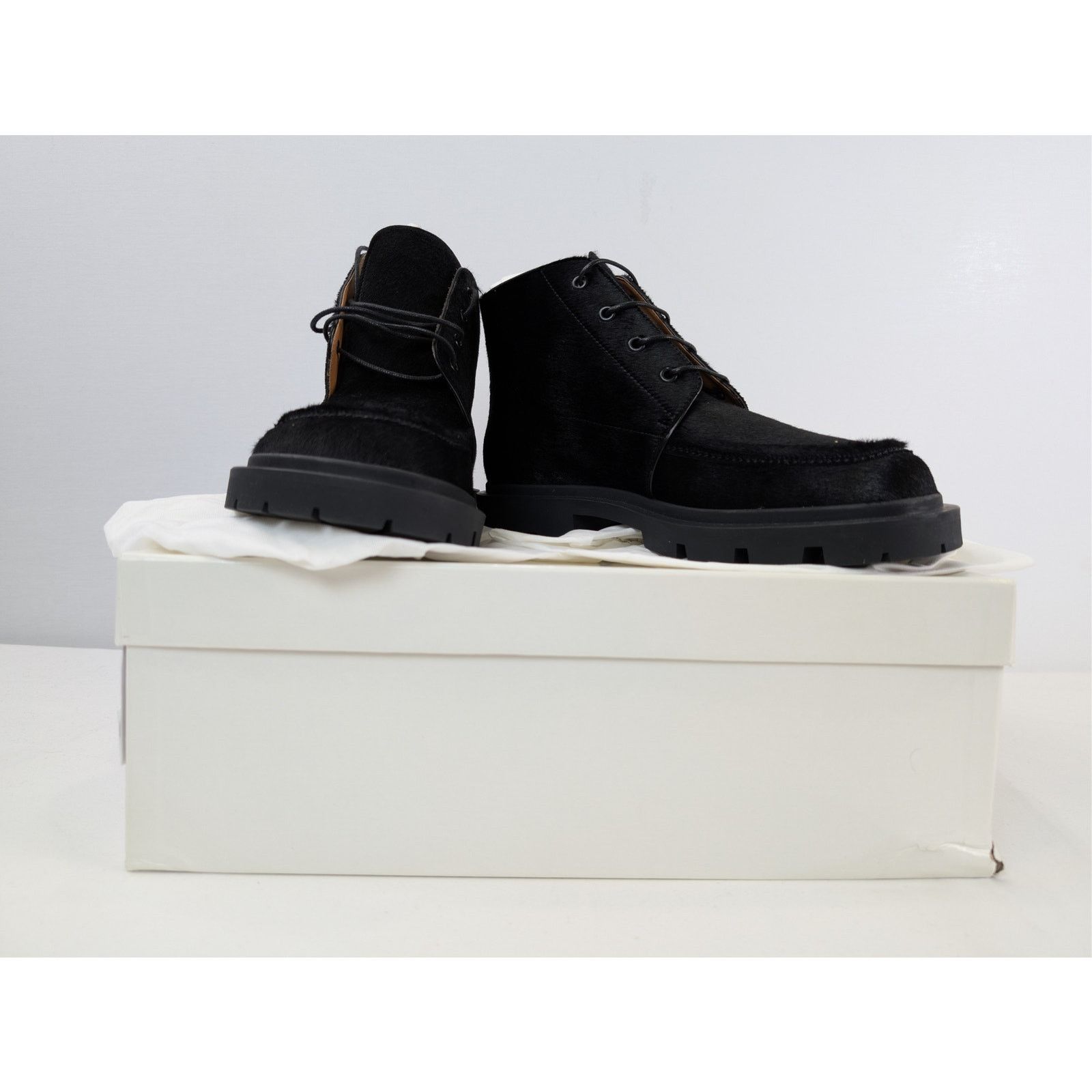 Maison Margiela o1rshd1 Calf Leather Ankle Boots in Black Size US 9 / EU 42 - 17 Thumbnail