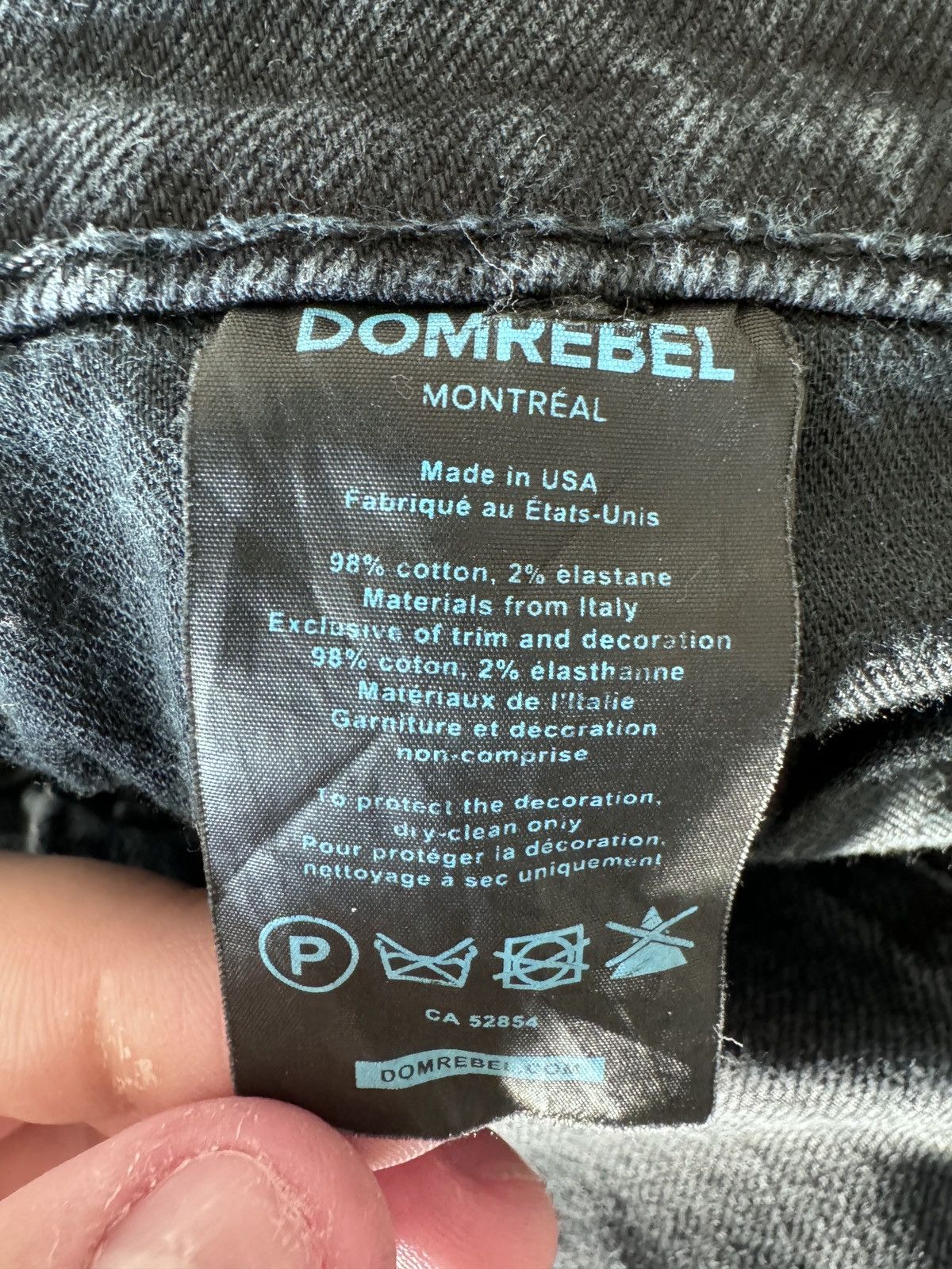 DOMREBEL Dom Rebel “Doves” Denim Size US 32 / EU 48 - 9 Thumbnail