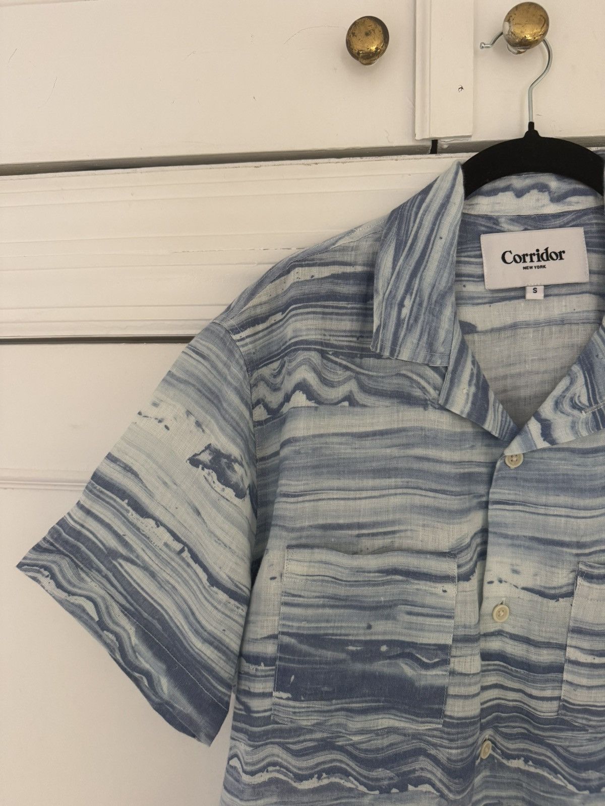 Corridor Corridor Wave Runner Short Sleeve Linen NWT Small Size US S / EU 44-46 / 1 - 3 Thumbnail