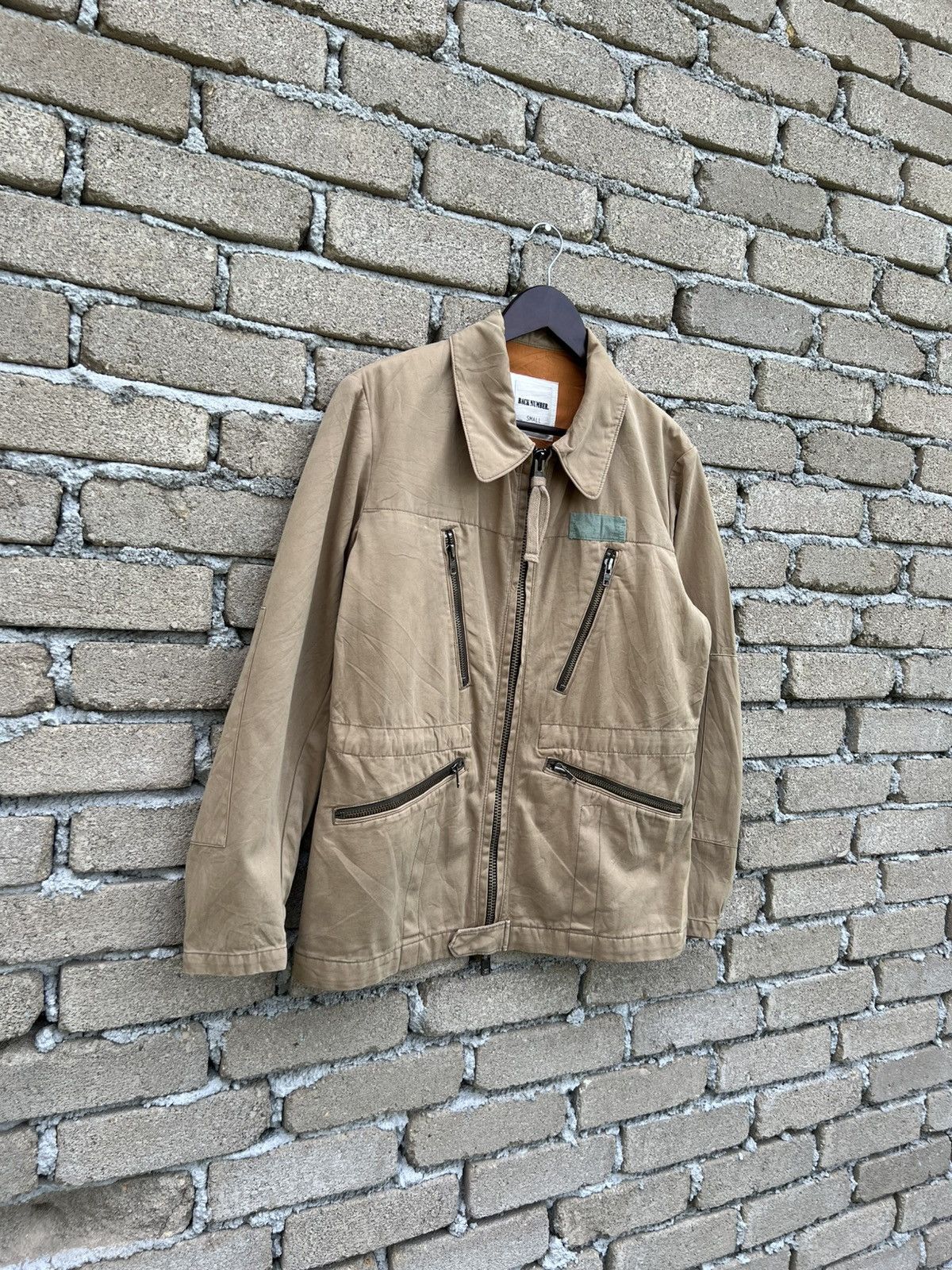 Japanese Brand Back Number Muti Zipper Pocket Jacket Nice Design Size US S / EU 44-46 / 1 - 3 Thumbnail