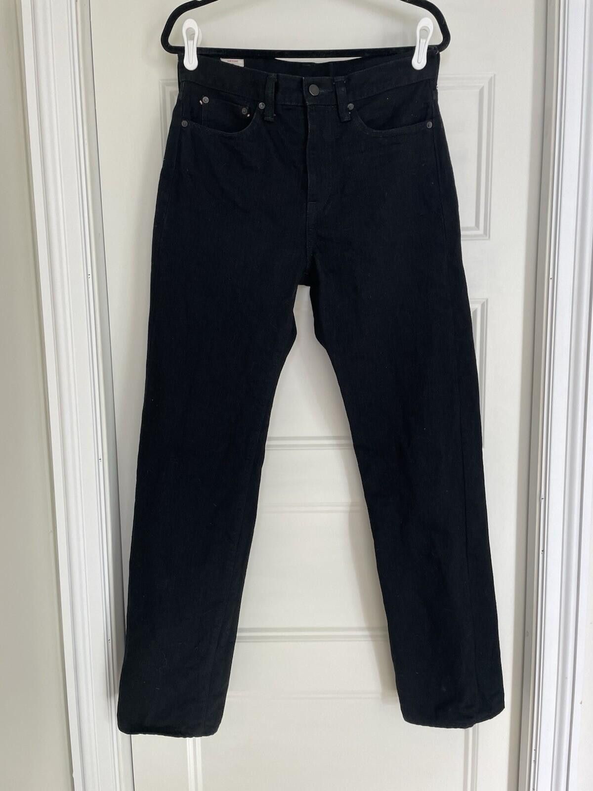 Momotaro Jeans Momotaro MMJZ1101 Straight Denim Jeans Black Selvedge 30 Size US 30 / EU 46 - 1 Thumbnail