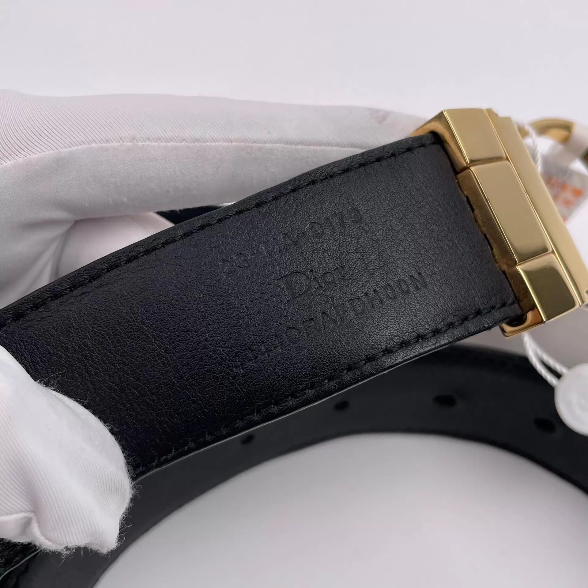 Dior Dior Black Crocodile Skin Belt Size ONE SIZE - 7 Thumbnail