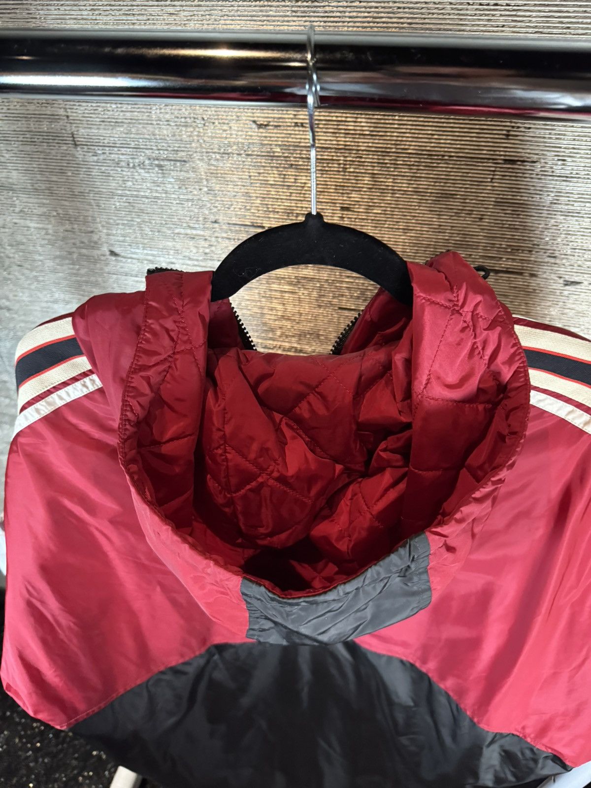 Gucci Gucci Side Webbing Color Blocked Hooded Winderbreaker Size US L / EU 52-54 / 3 - 6 Thumbnail