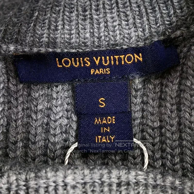 Louis Vuitton Louis Vuitton Women's Dark Gray Wool Sweater . Size S / US 4 / IT 40 - 5 Thumbnail