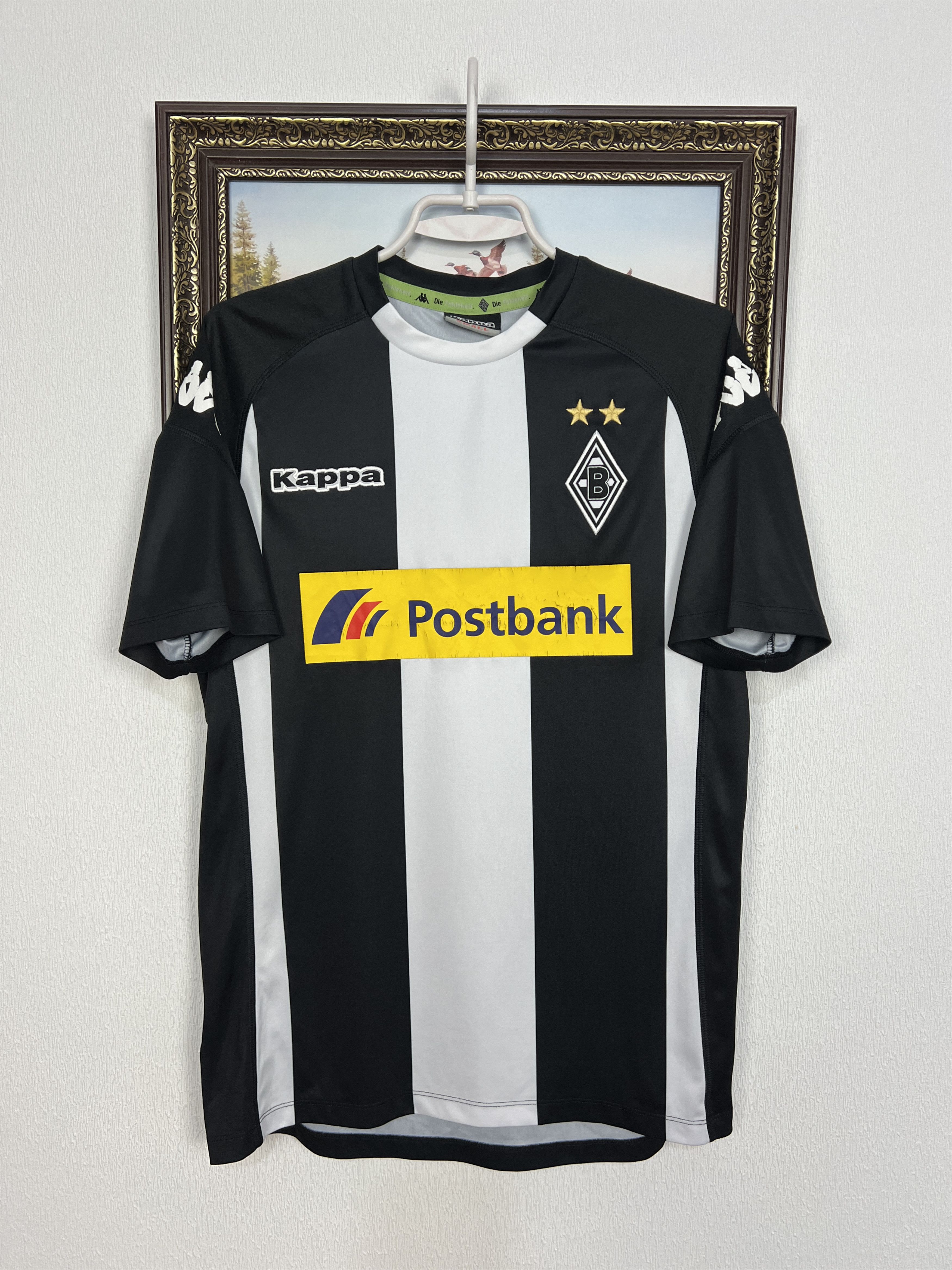 Kappa Monchengladbach Away football shirt Soccer Jersey Trikot Size US S / EU 44-46 / 1 - 1 Thumbnail