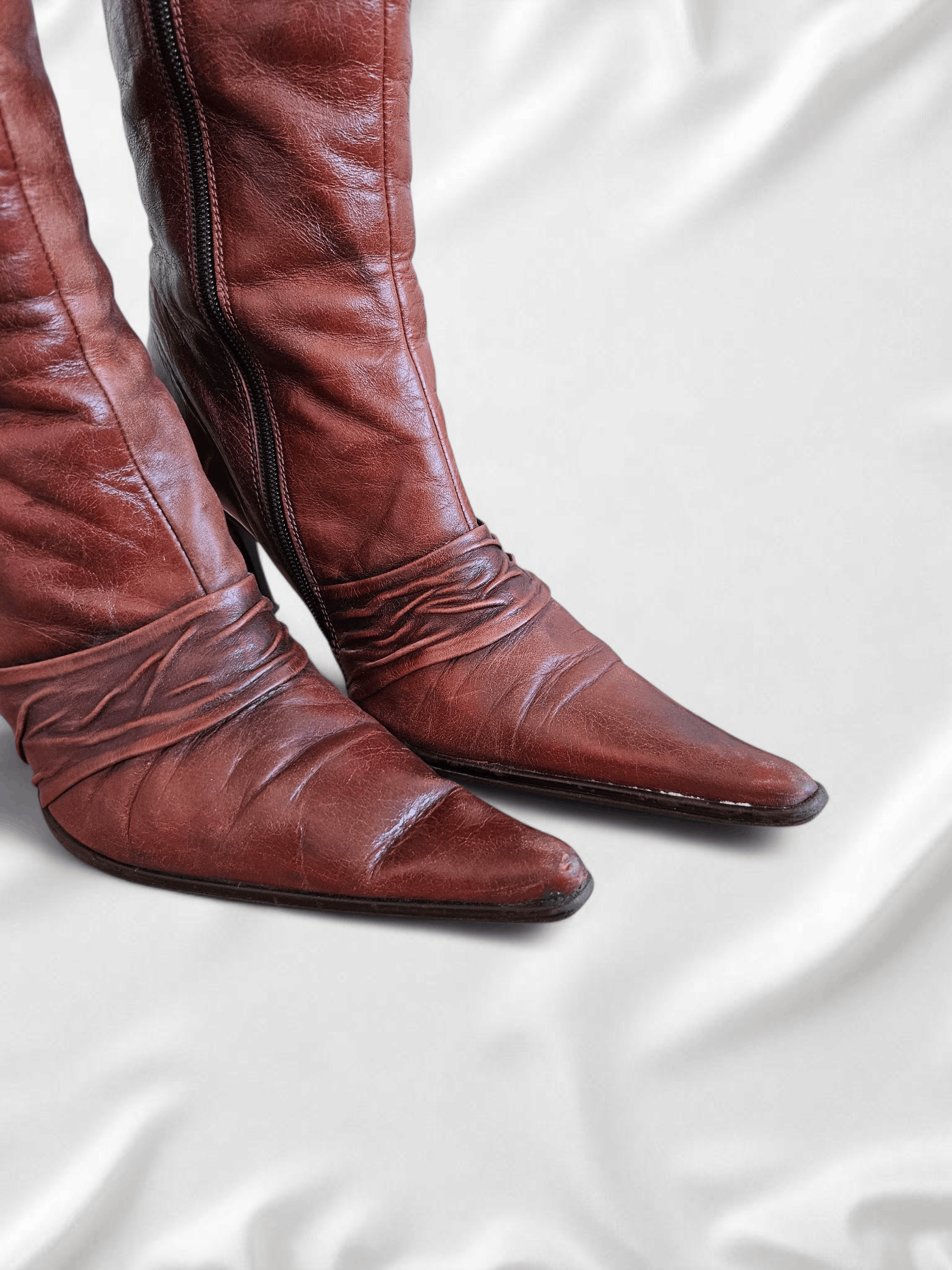 Vintage Vintage leather boots made in Italy Size US 8 / IT 38 - 7 Thumbnail