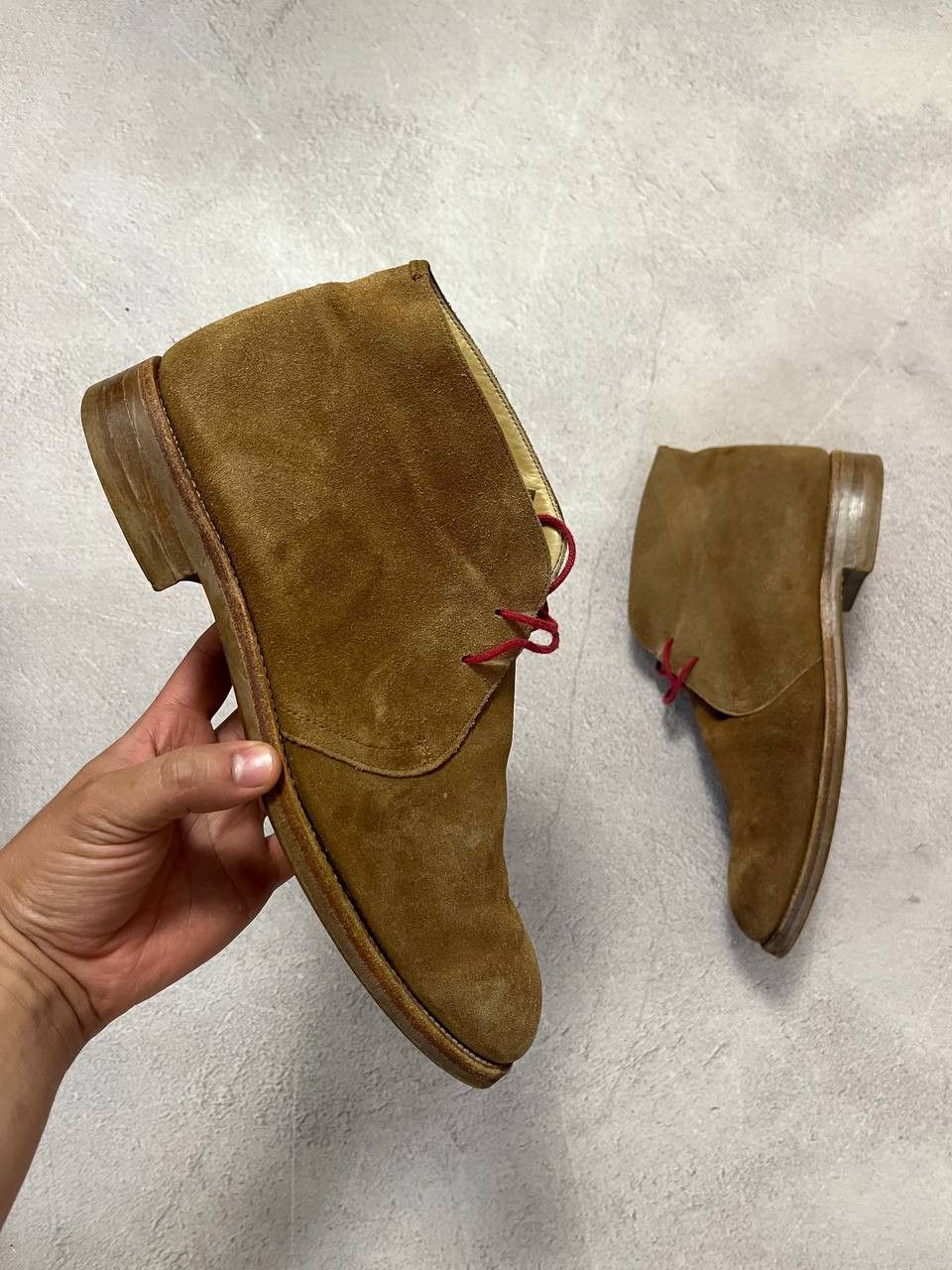 If Six Was Nine Vintage As 98 Guidi style Faded Biker High Boots Size US 10 / EU 43 - 2 Thumbnail