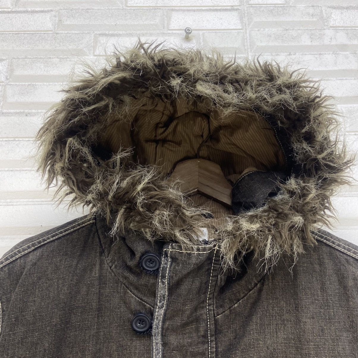 Japanese Brand Japanese Brand Allix Design Wear Denim Faux Fur Heavy Parka Size US M / EU 48-50 / 2 - 12 Thumbnail