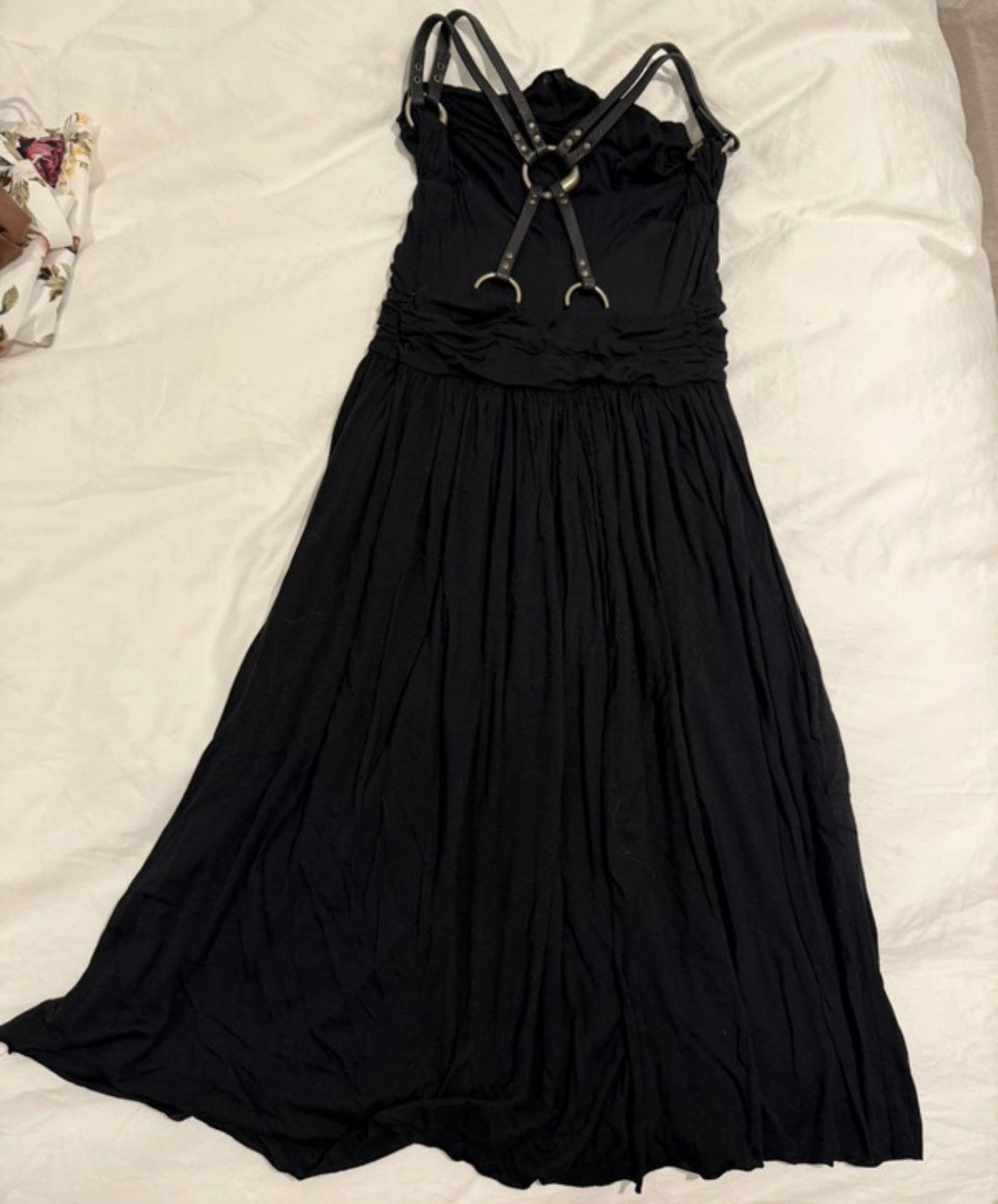 Allsaints Rare AllSaints Spitalfields Harness Dress Leather Straps Size S / US 4 / IT 40 - 3 Thumbnail