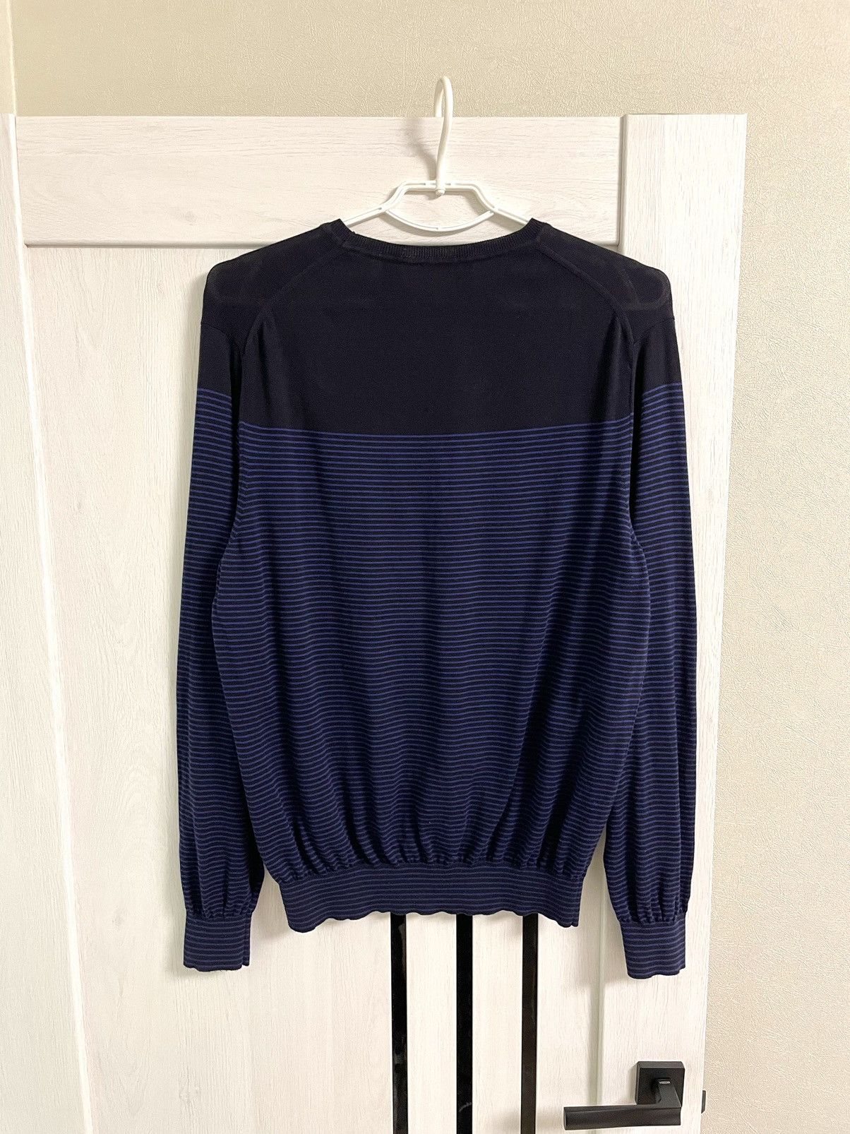 Ermenegildo Zegna Z Zegna Ermenegildo Striped Cotton Sweater Pullover Size US L / EU 52-54 / 3 - 10 Thumbnail