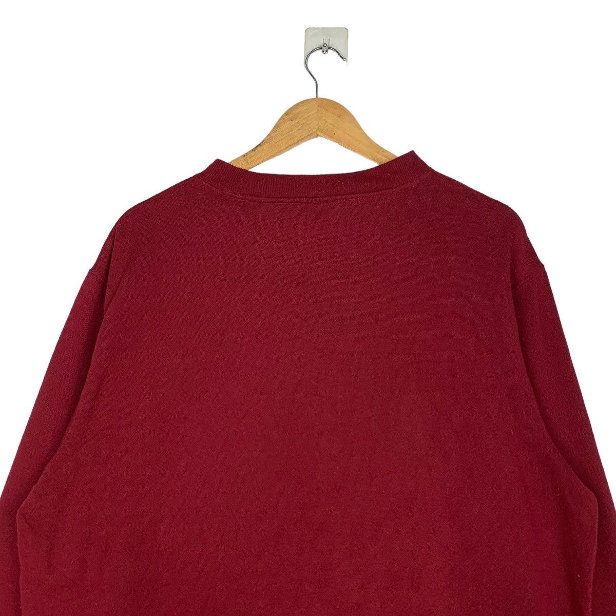 Japanese Brand ELF Motorsport Small Logo Maroon Sweatshirt #0967-C43 Size US M / EU 48-50 / 2 - 13 Thumbnail