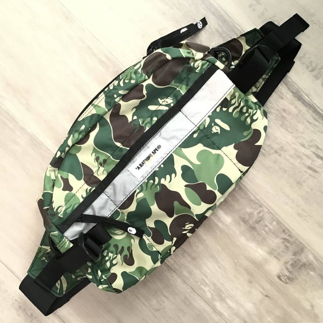 Bape BAPE Fire Camo Green Waist Bag flame a bathing ape NIGO Size ONE SIZE - 1 Thumbnail