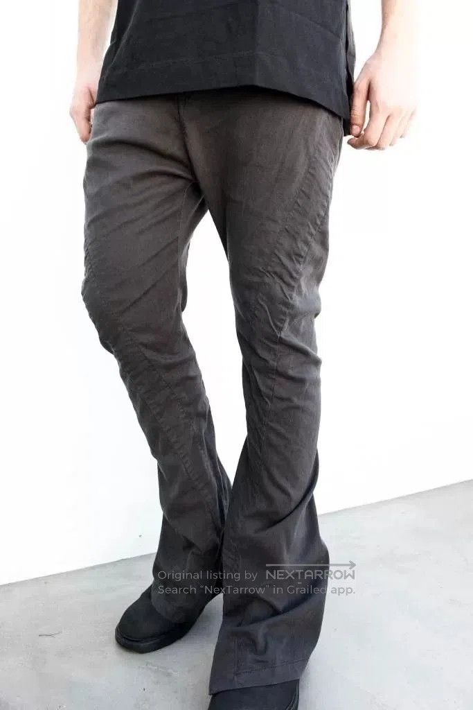Julius Spiral Black Flared Jeans by Julius_7. Size 26" / US 2 / IT 38 - 8 Thumbnail