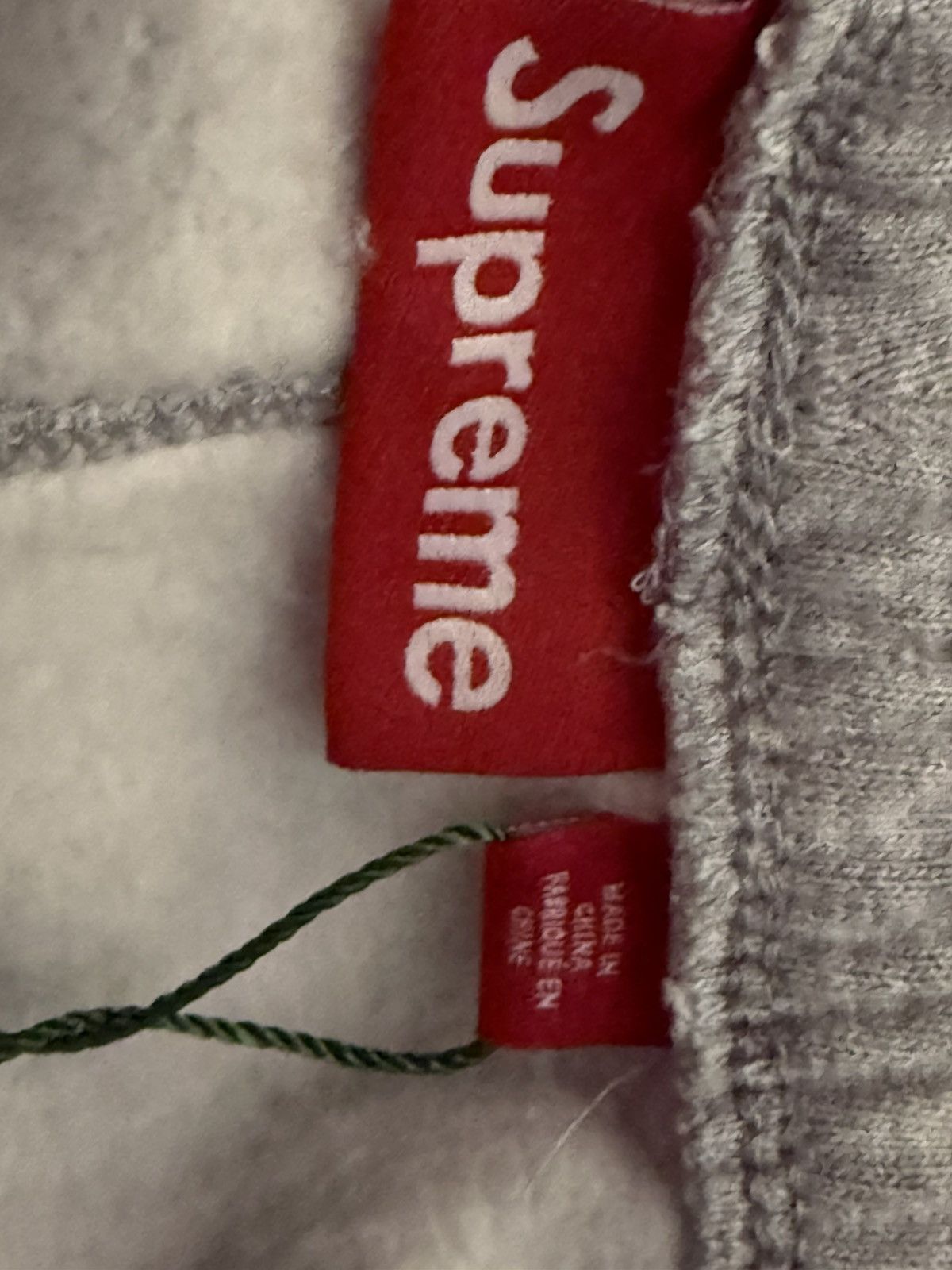 Supreme Supreme Satin Applique Sweatsuit FW24 Heather Grey Size US XL / EU 56 / 4 - 7 Thumbnail