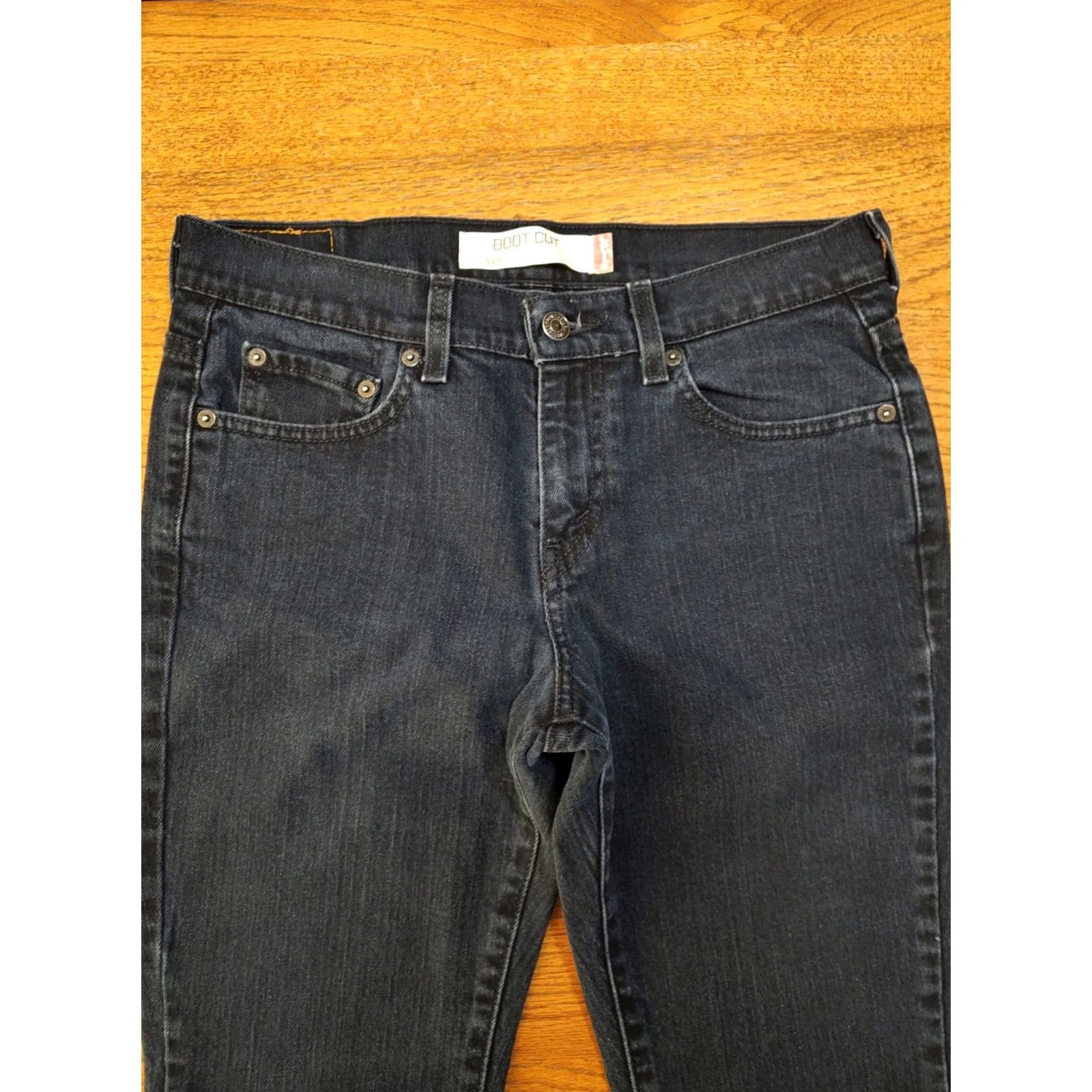 Levi's VINTAGE Levi’s 515 Jeans Bootcut Denim Blue 29 Inseam Womens Size 6 Regular 5-Pocket Western Size 28" / US 6 / IT 42 - 4 Thumbnail