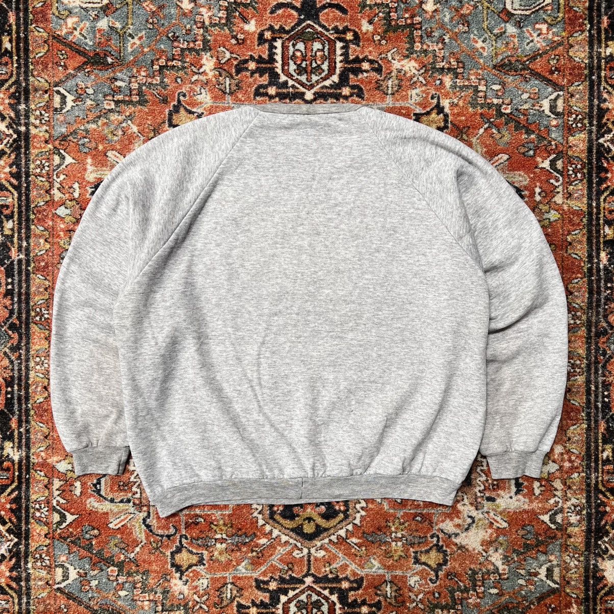 Hanes Vintage Raglan Crewneck Boxy Essential Sweatshirt Size M / US 6-8 / IT 42-44 - 7 Thumbnail