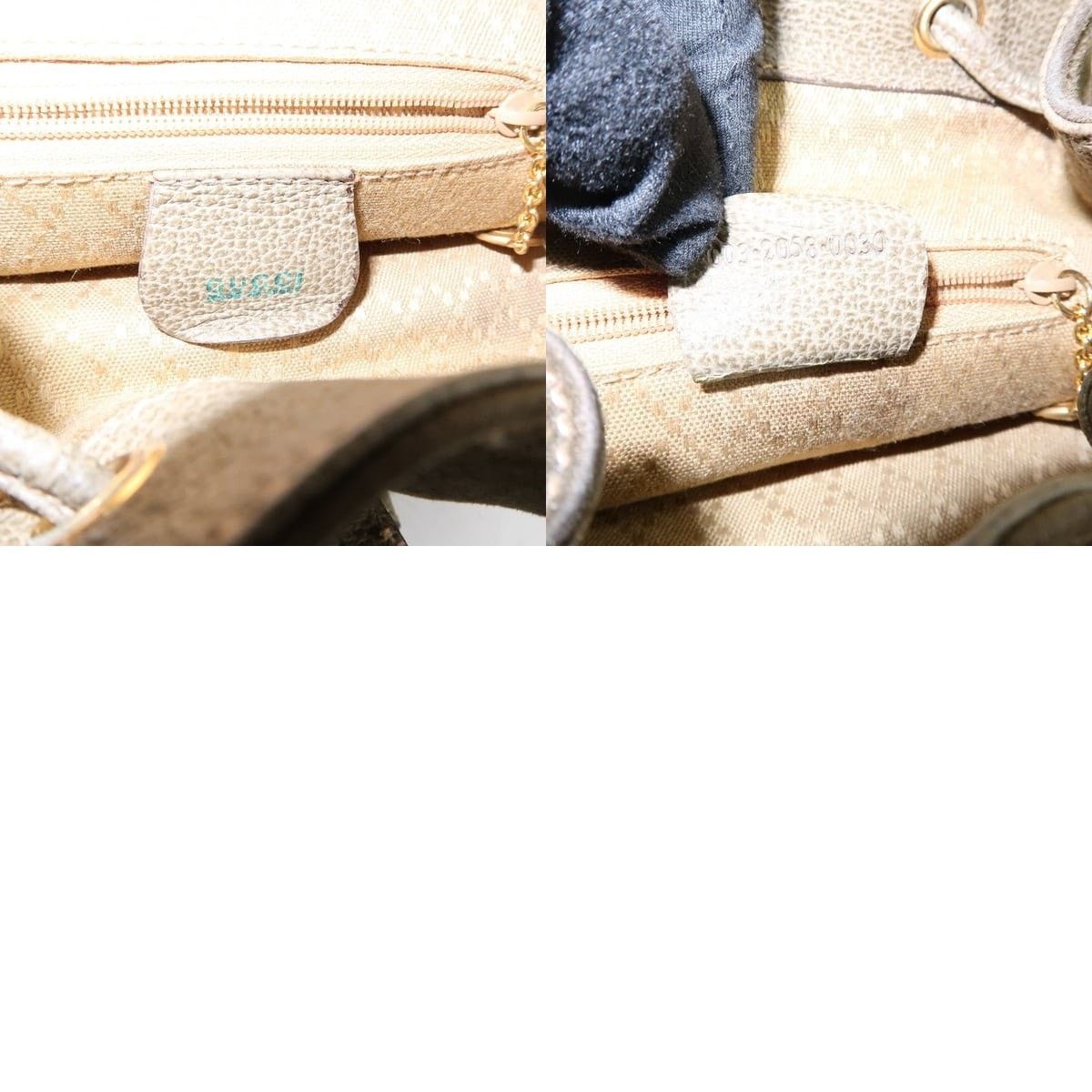 Gucci Gucci Bamboo Suede Backpack Green Size ONE SIZE - 8 Thumbnail