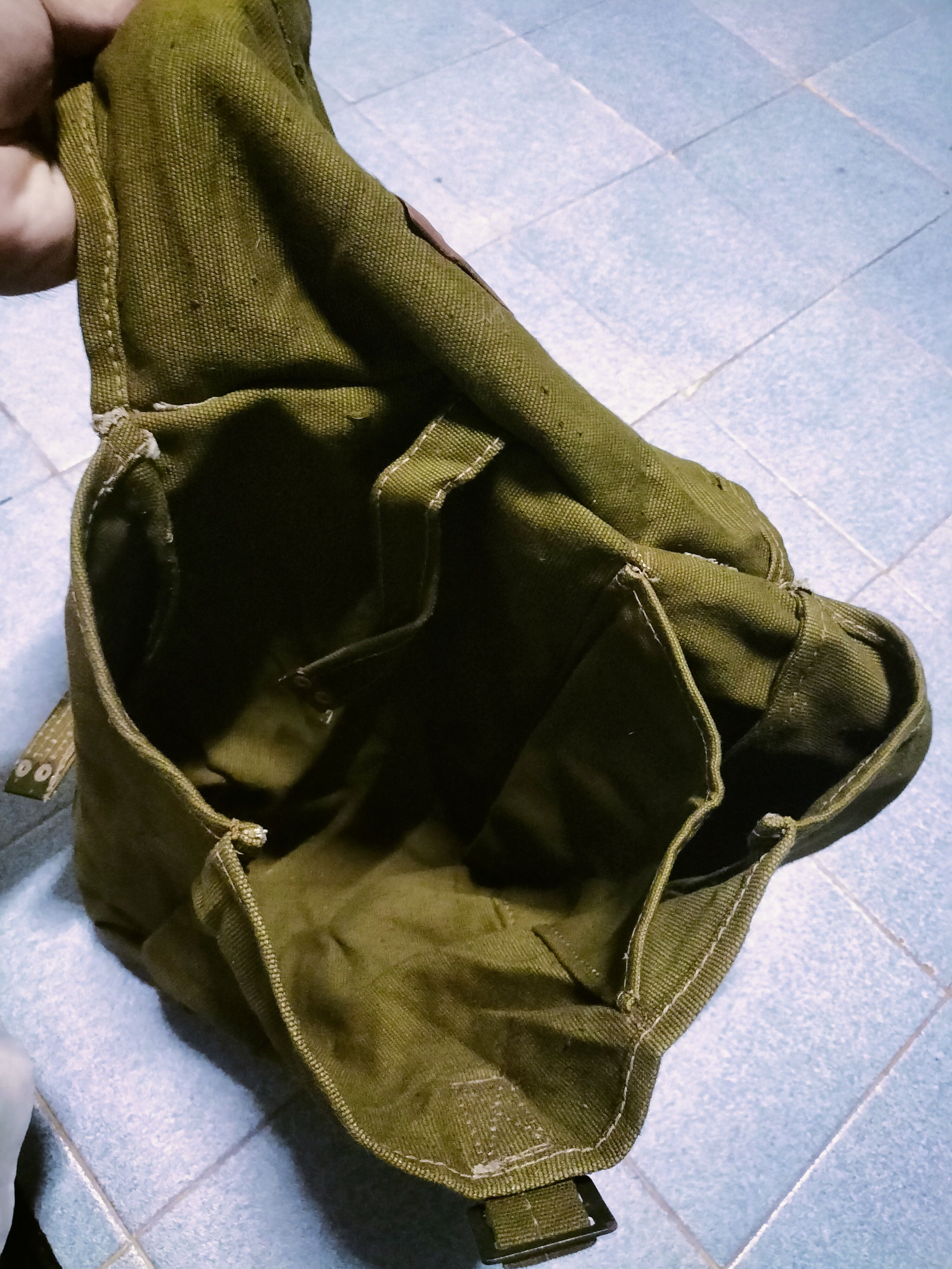 Vintage Vintage 50s 70s Military Combat Massagers Bag custom Remarks Size ONE SIZE - 5 Thumbnail