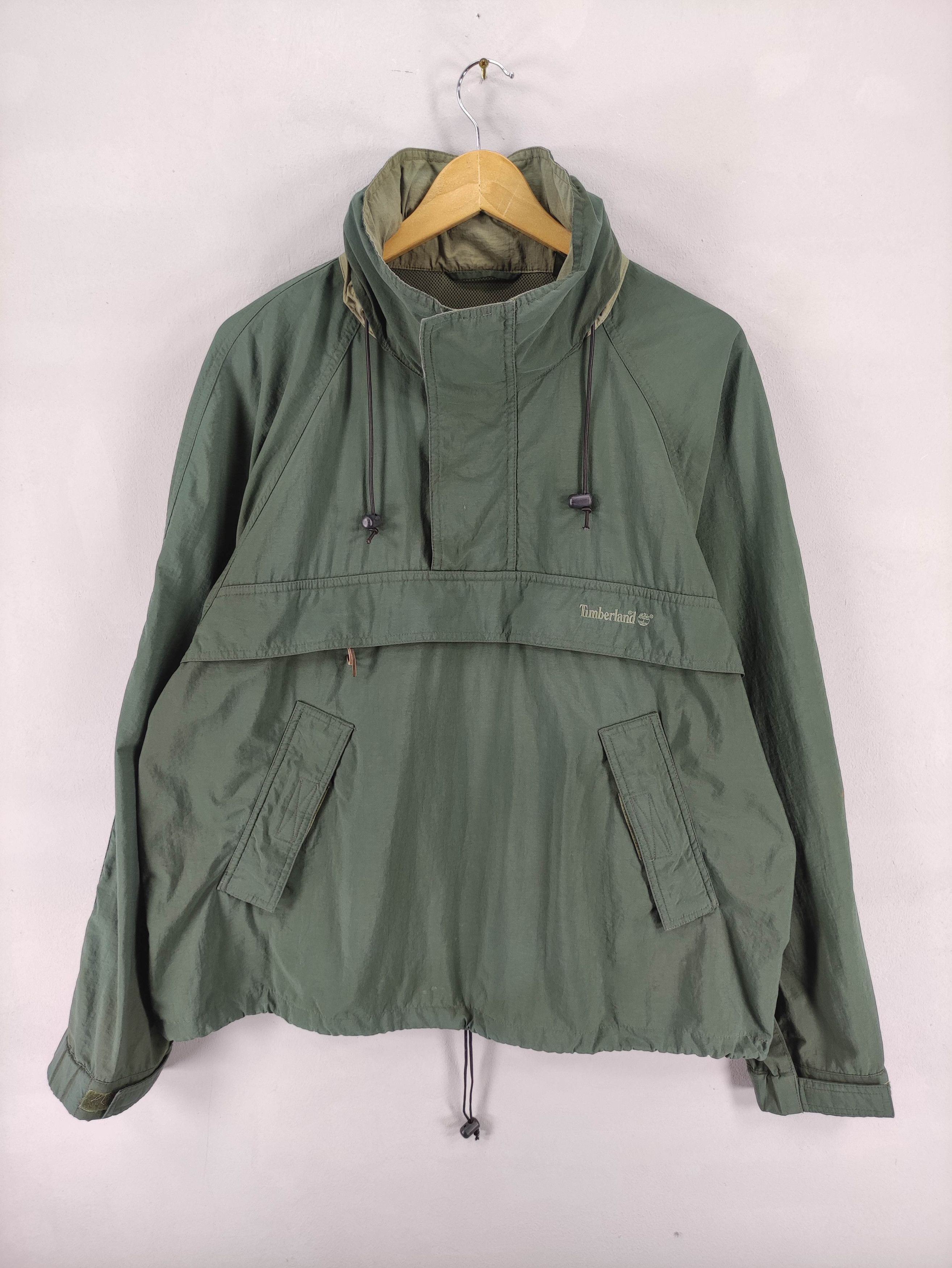 Timberland Vintage Timberland Anorak Windbreaker Jacket With Hoodie Size US M / EU 48-50 / 2 - 1 Thumbnail