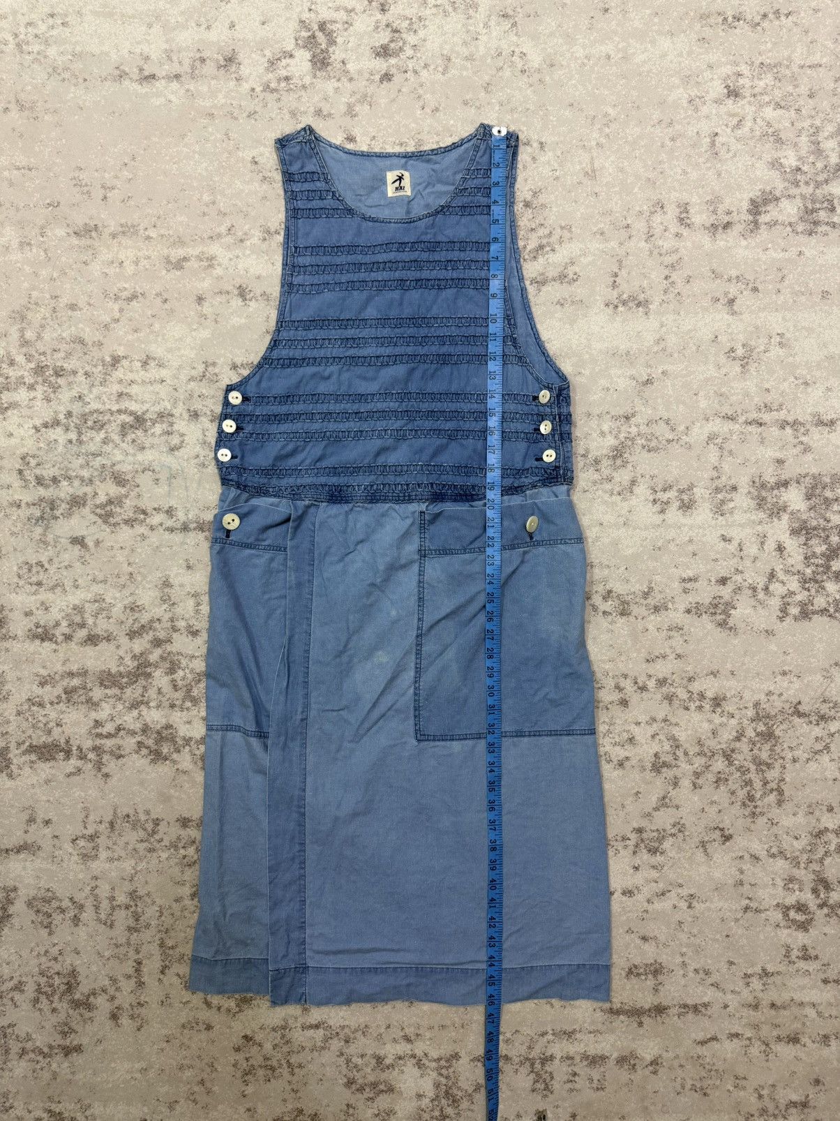 Hai Sporting Gear Issey miyake Hai Sporting Gear Denim Sleeveless Long Dress Size S / US 4 / IT 40 - 15 Thumbnail