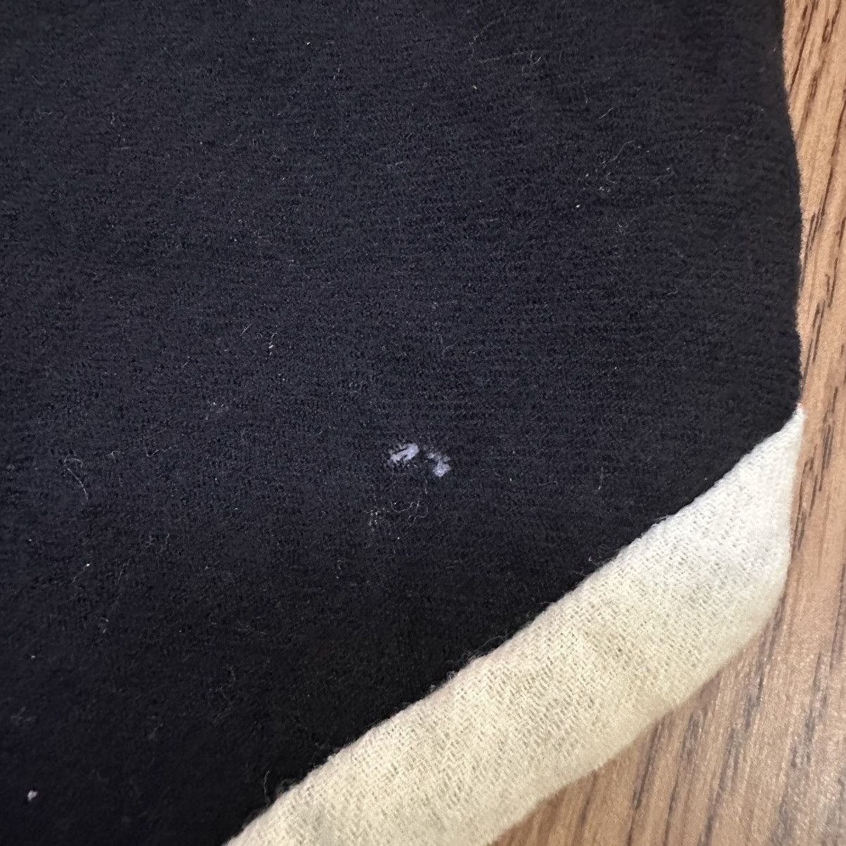 Ann Demeulemeester Ann Demeulemeester Jane Wool Scarf Black Off White Size ONE SIZE - 10 Thumbnail