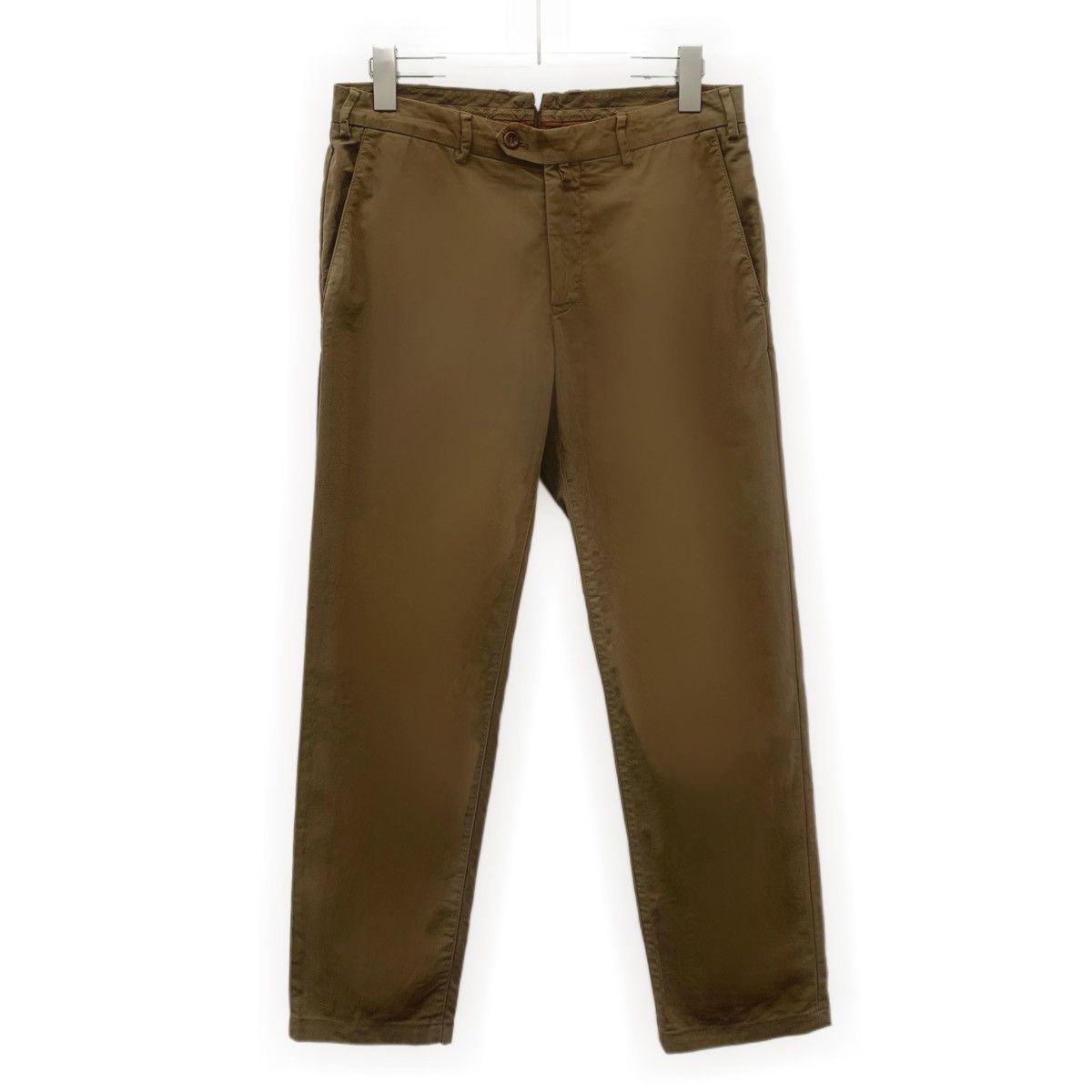 Loro Piana Dark Brown Cotton Casual Pants K26WX
