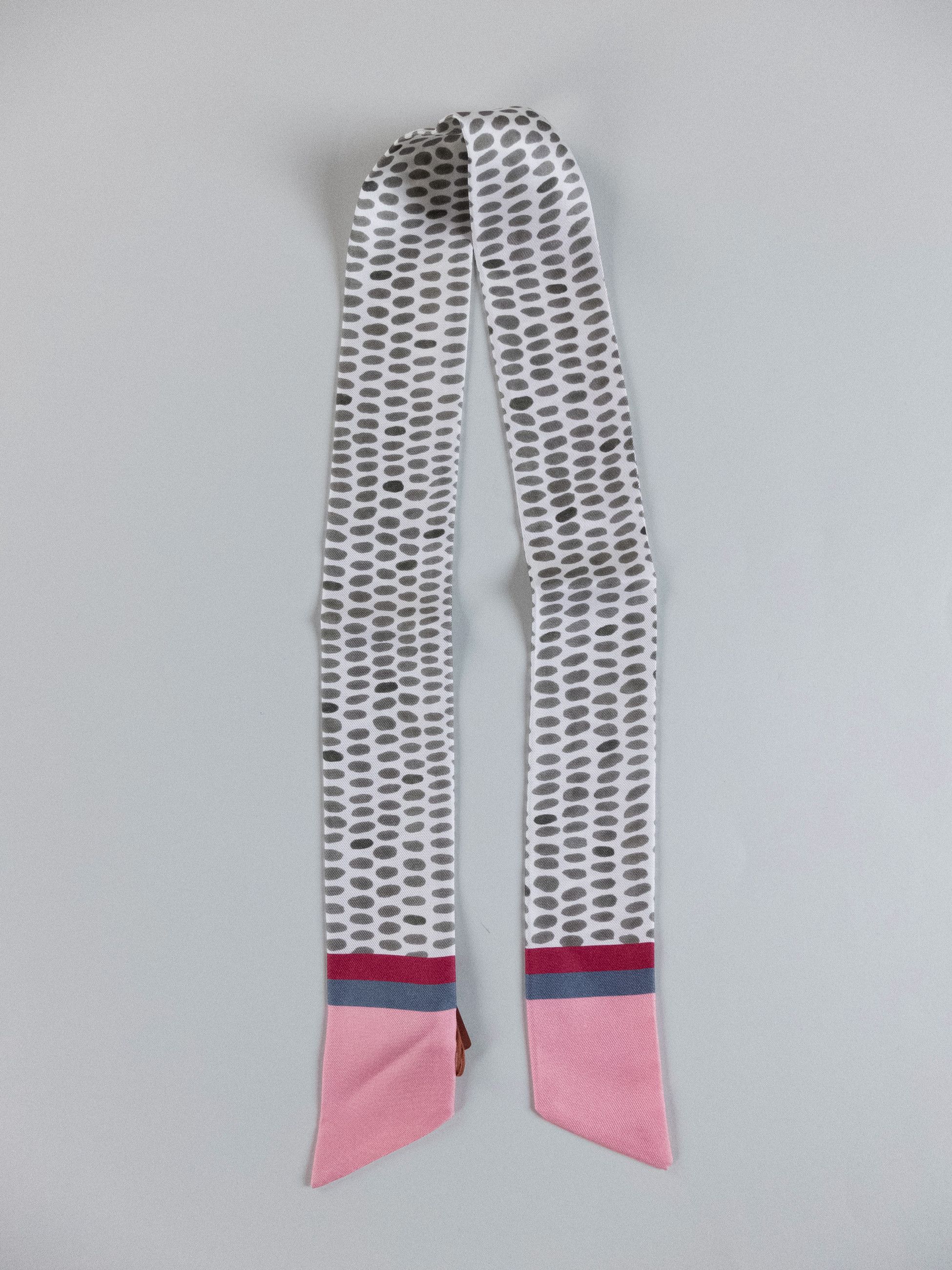 Loro Piana LORO PIANA Gocce D'Autunno pink teardrop silk mitzah scarf Size ONE SIZE - 5 Thumbnail