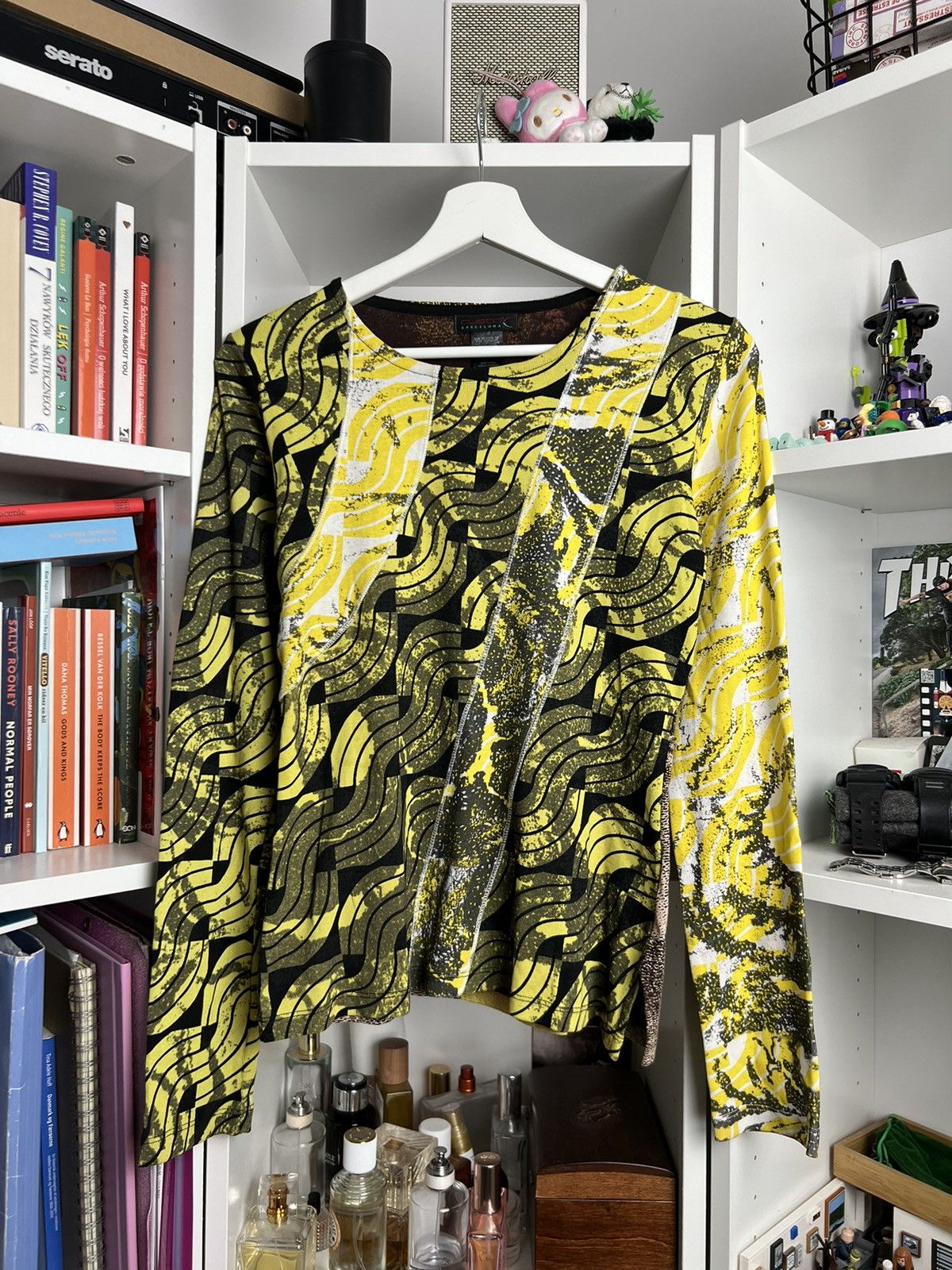 Custo Barcelona × Designer Vintage Y2K Custo Barcelona printed longsleeve M archive 00s Size M / US 6-8 / IT 42-44 - 1 Thumbnail