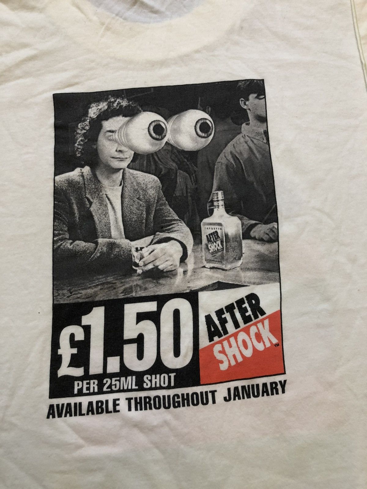 Band Tees × Vintage Tshirt After Shock Jumpin January Vintage 90’s White Size US XL / EU 56 / 4 - 3 Thumbnail