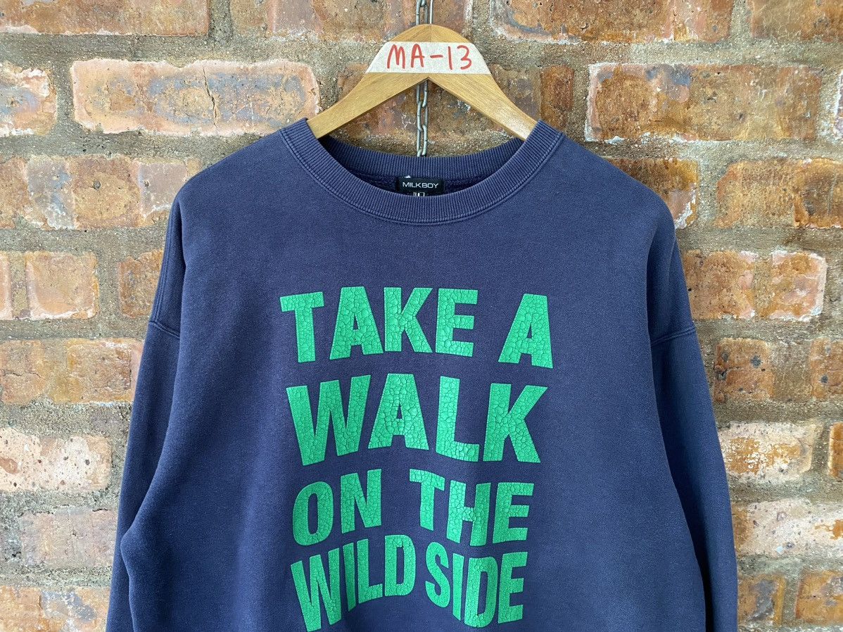 Junya Watanabe 🔥🔥AW2003 MILK BOY Poem Take a walk on the wild side Size US L / EU 52-54 / 3 - 4 Thumbnail