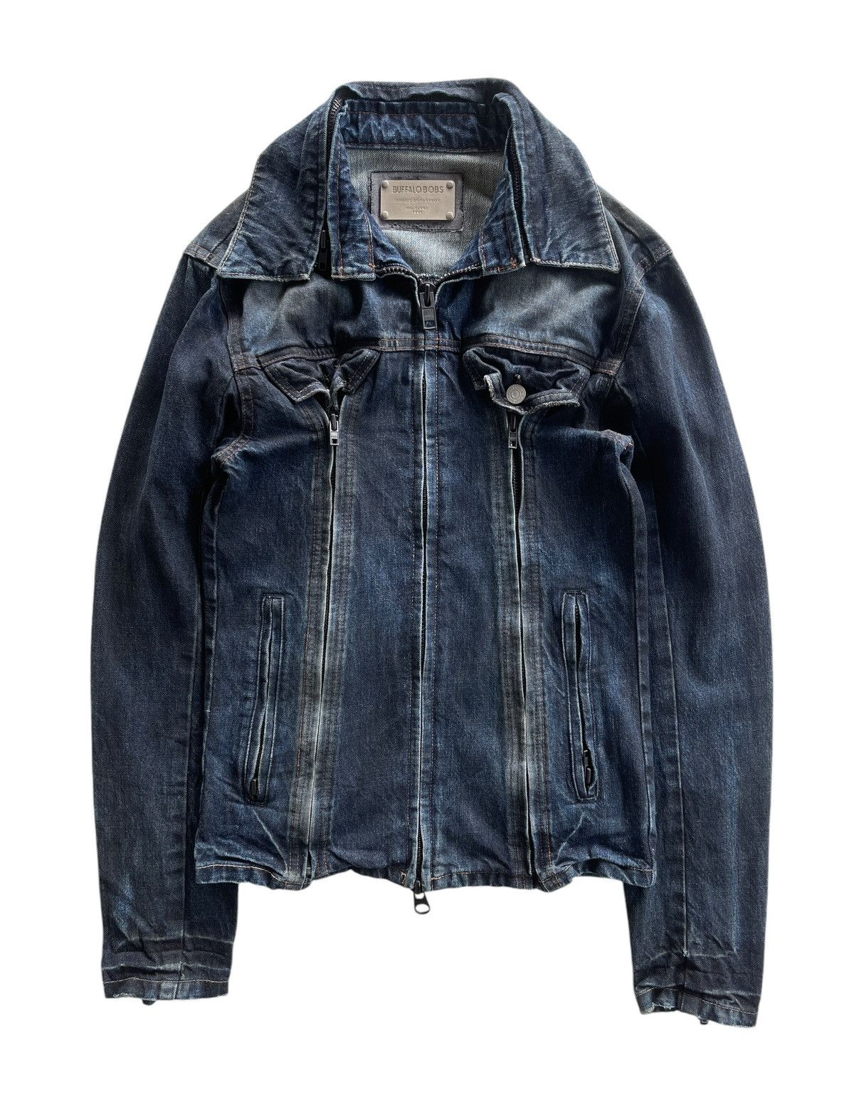 BUFFALO BOBS Buffalo Bobs Dirty Waxed Denim Jacket Size S / US 4 / IT 40 - 1 Thumbnail