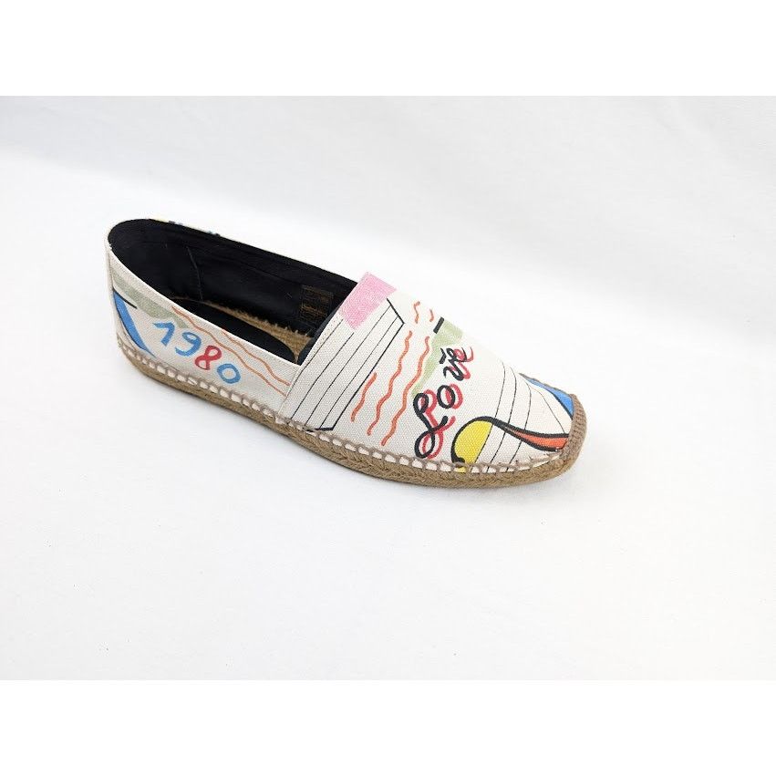 Saint Laurent Paris o1rshd1 Stampa YSL Violon Shoes in Multicolor Size US 11 / EU 44 - 2 Thumbnail