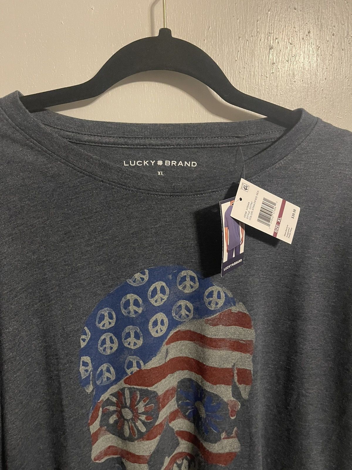 Lucky Brand NWT Lucky Brand Skelly Tee Size US XL / EU 56 / 4 - 2 Thumbnail