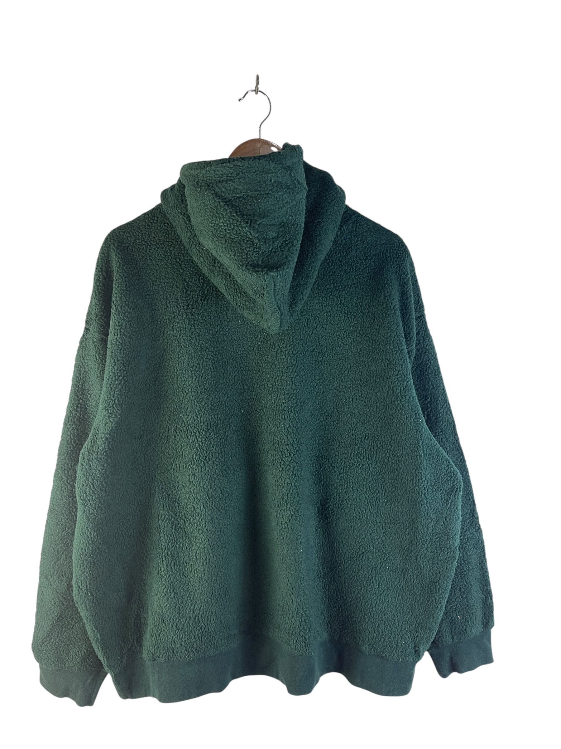 Levi's Levi’s Sherpa Fleece Quarter Zip Hoodie Forest Green XL Size US XL / EU 56 / 4 - 2 Thumbnail