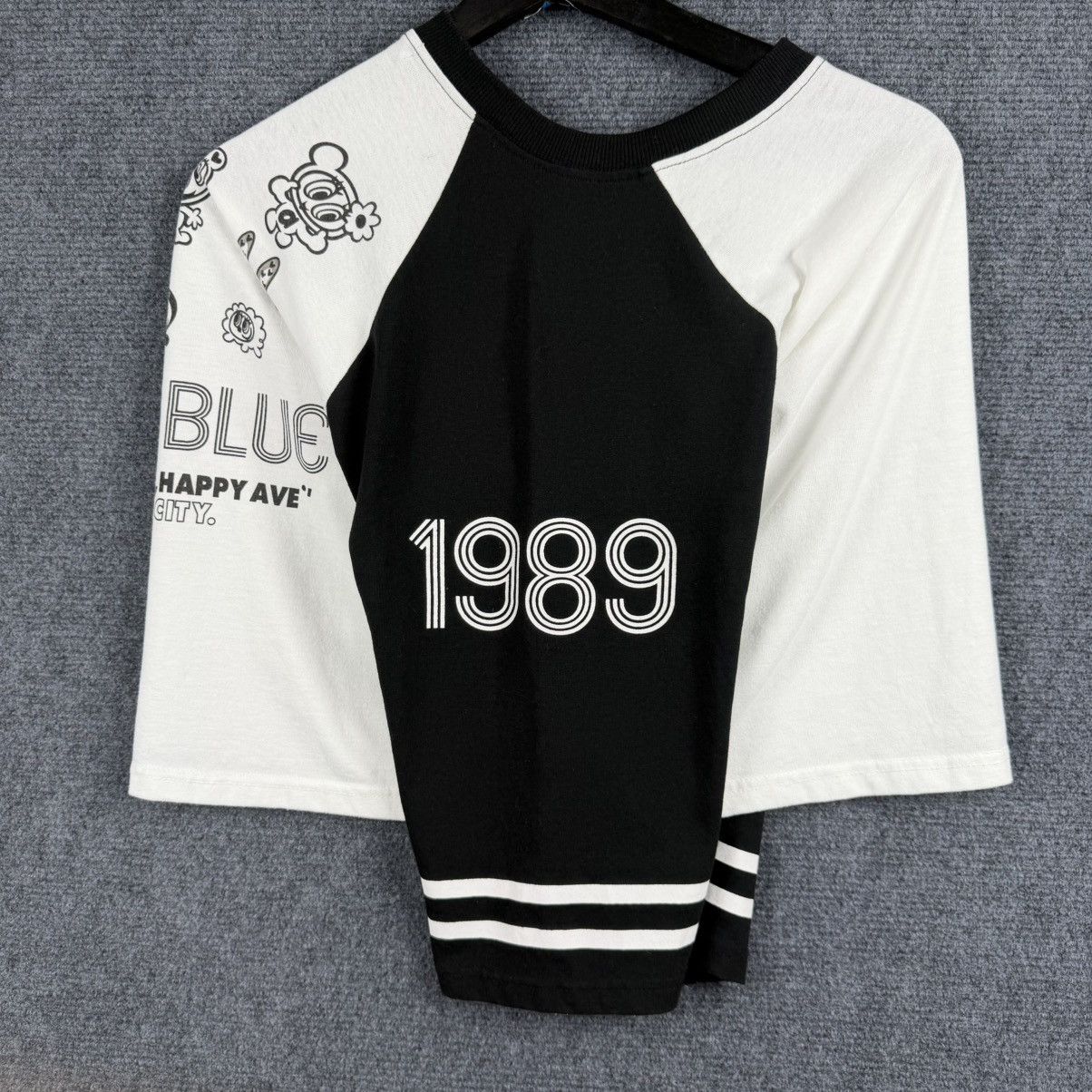 Angel Blue Vintage Angel Blue Raglan Cropped Graphic Tee Size US M / EU 48-50 / 2 - 5 Thumbnail