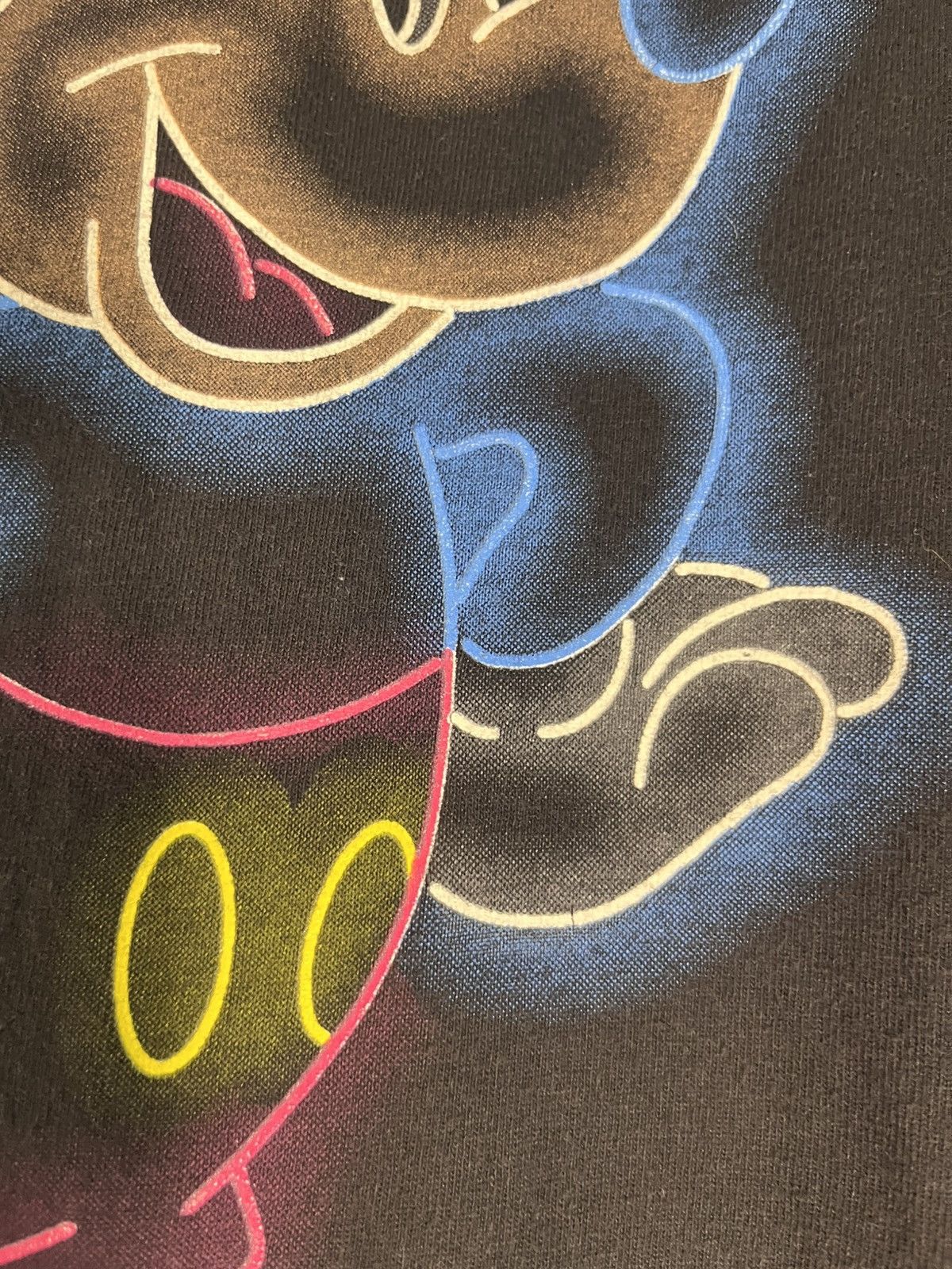 Disney × Mickey Mouse × Tultex Neon Mickey vintage tee Size US M / EU 48-50 / 2 - 2 Thumbnail