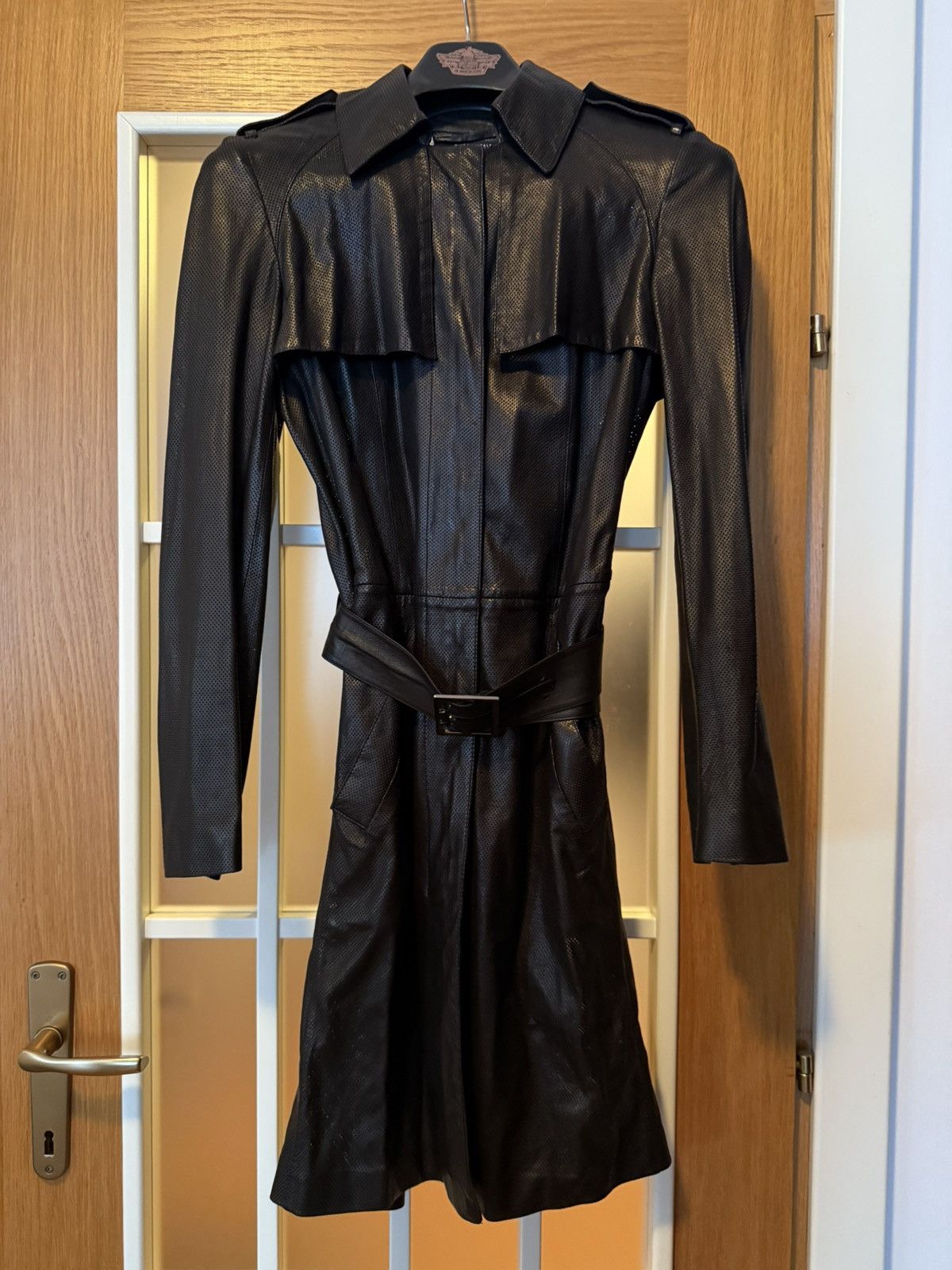 Gucci Black leather Gucci coat Size XS / US 0-2 / IT 36-38 - 1 Thumbnail