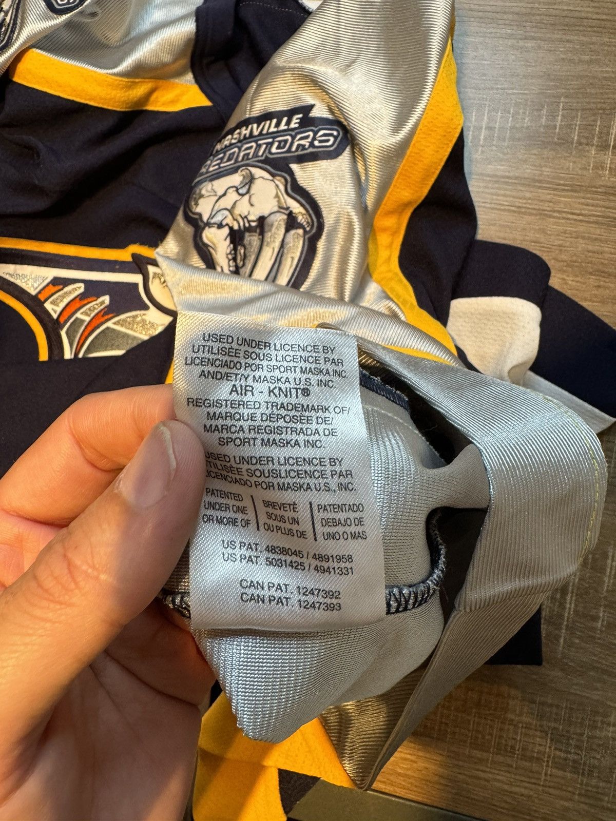 Ccm Vintage Nashville Predators CCM NHL Hockey Jersey Size L Size US L / EU 52-54 / 3 - 9 Thumbnail
