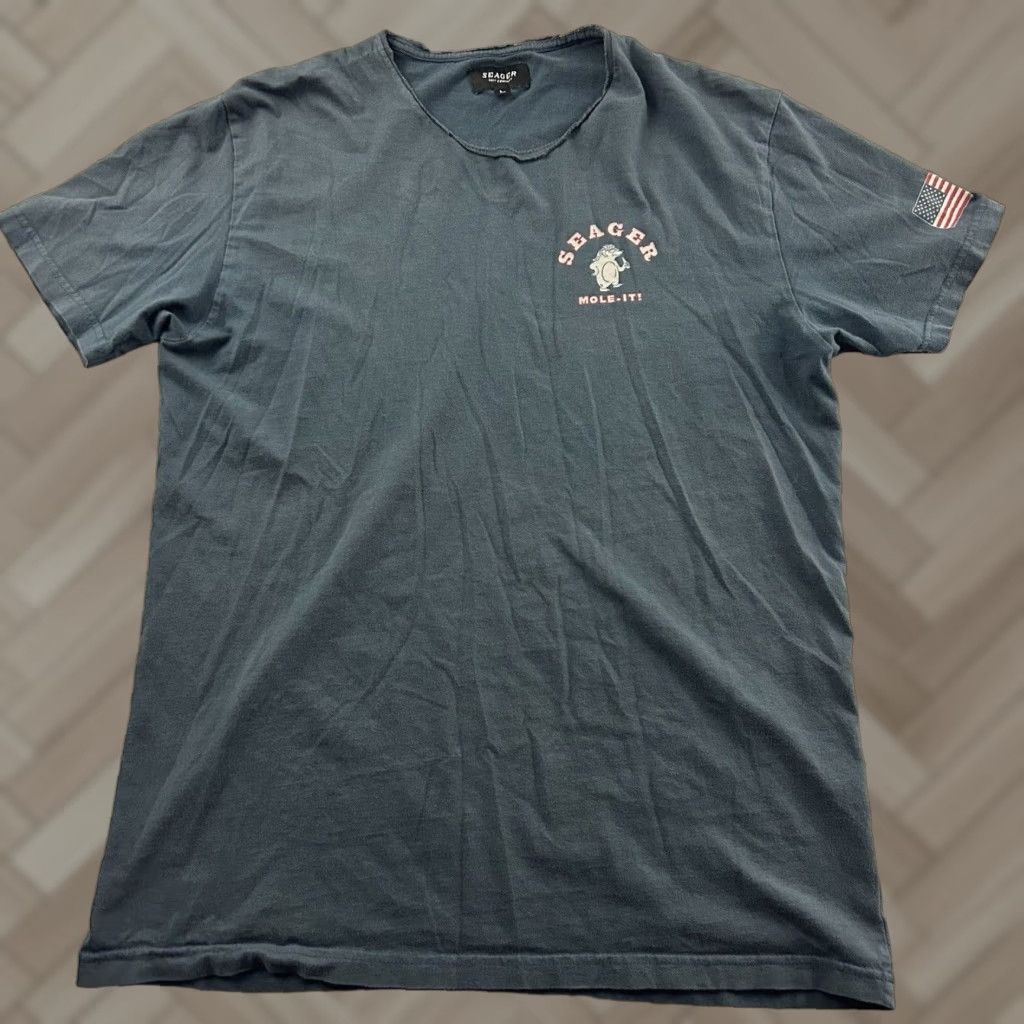 Jaeger Seager Mole It Short Sleeve T Shirt Men Large Blue Nike Shirt Size US L / EU 52-54 / 3 - 1 Thumbnail