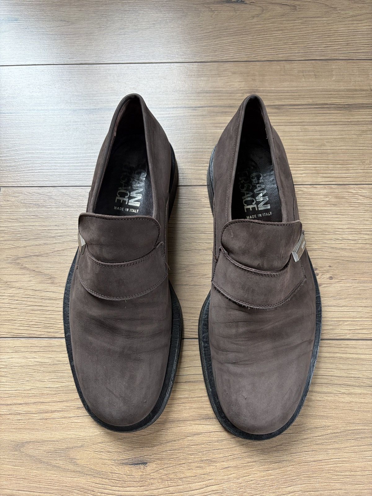 Versace Gianni Versace Vintage Nubuck Loafers Size US 6.5 / EU 39-40 - 2 Thumbnail