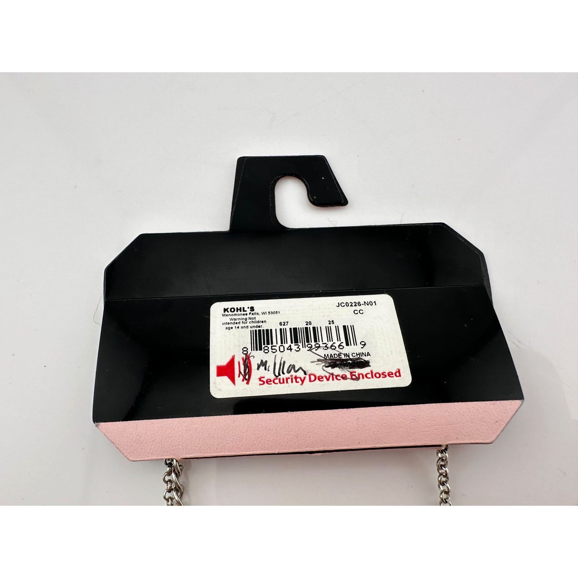 Juicy Couture Juicy Couture Charm Necklace Heart, Key and Gemstone on Ring Size ONE SIZE - 9 Thumbnail
