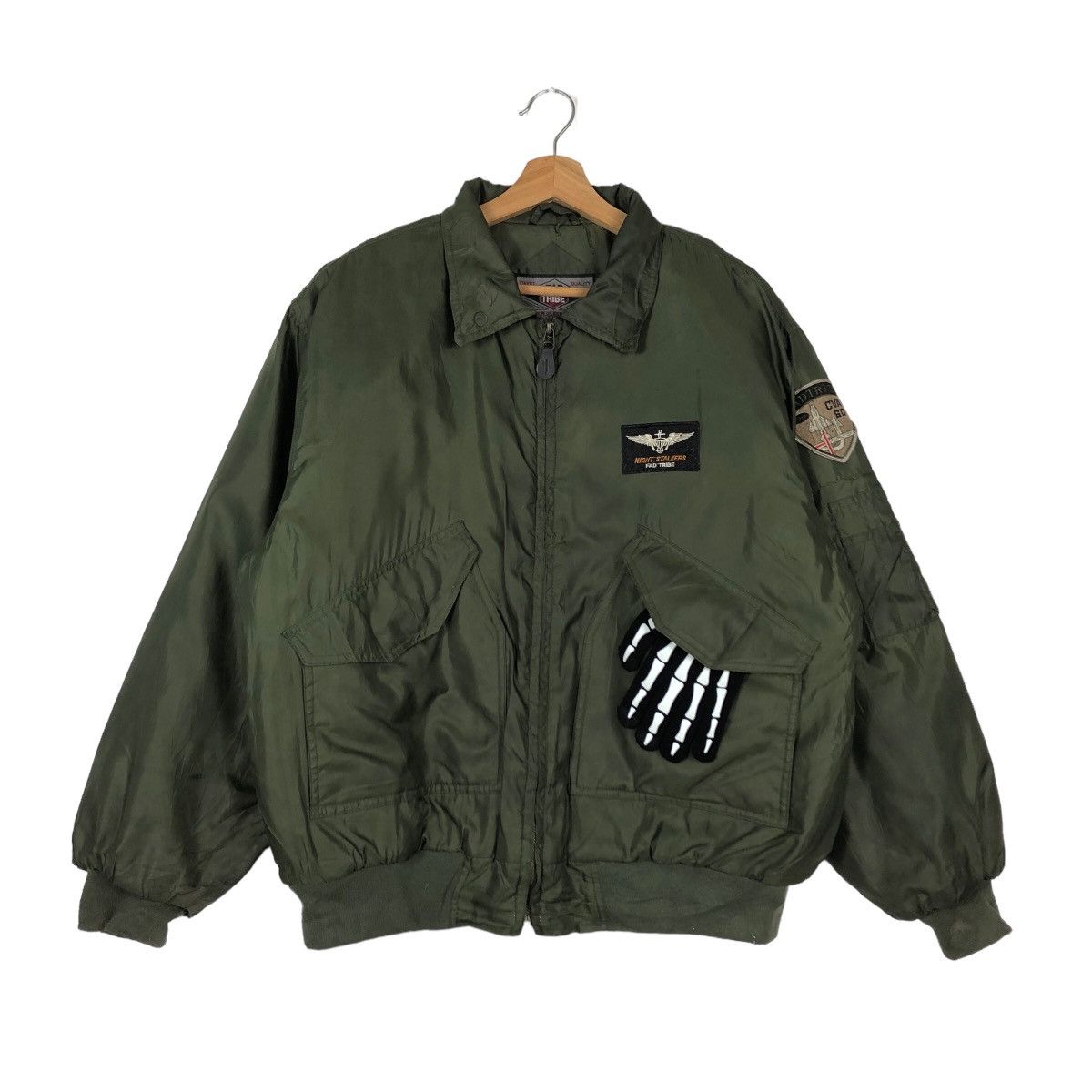 Japanese Brand 🔥90’s VINTAGE RIOT RIOT BOMBER JACKET FAD TRIBE JAPAN Size US L / EU 52-54 / 3 - 2 Thumbnail