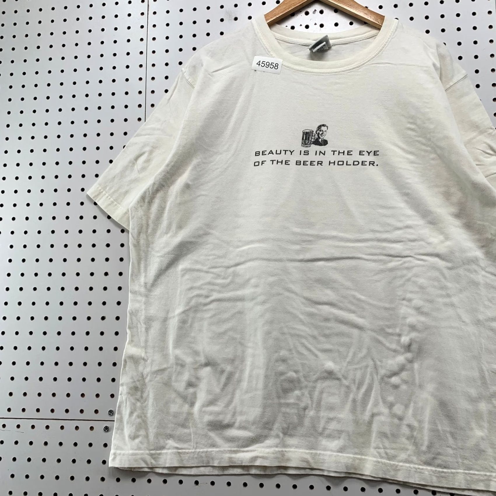 Vintage Vintage Field Gear Beer Shirt Mens XL White T-Shirt Funny 1990s Beer Holder Size US XL / EU 56 / 4 - 5 Thumbnail