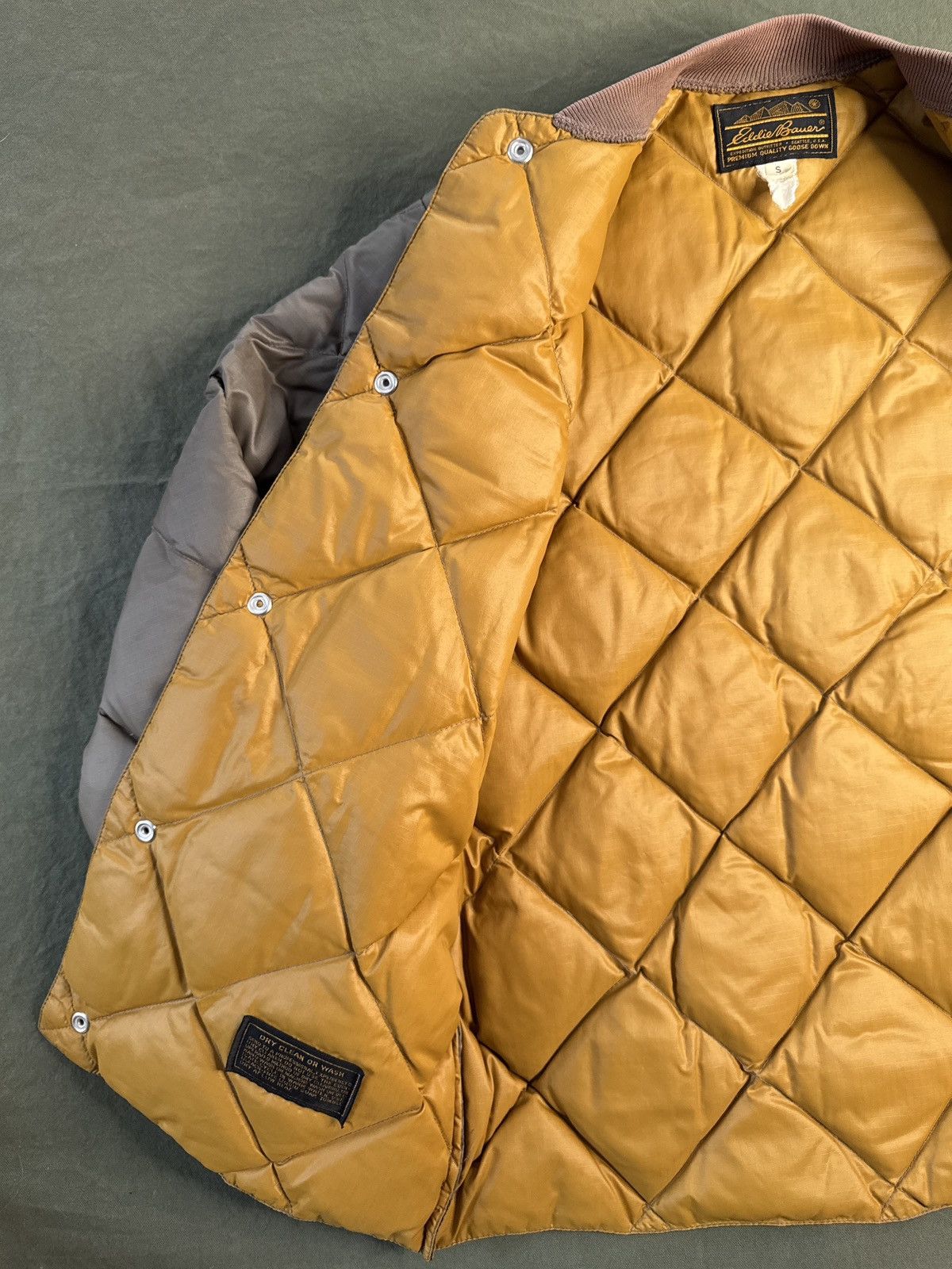 Eddie Bauer Vintage Eddie Bauer Goose Down Diamond Quilt Bomber 70s 80s Size US S / EU 44-46 / 1 - 8 Thumbnail