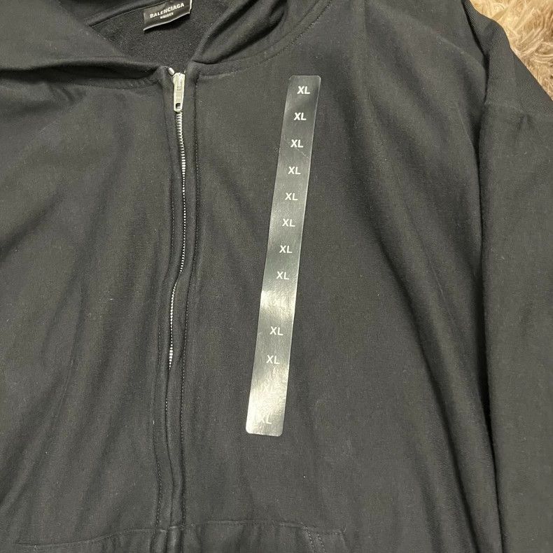 Balenciaga Balenciaga Tape made old zipper hooded sweater jacket Size US L / EU 52-54 / 3 - 2 Thumbnail